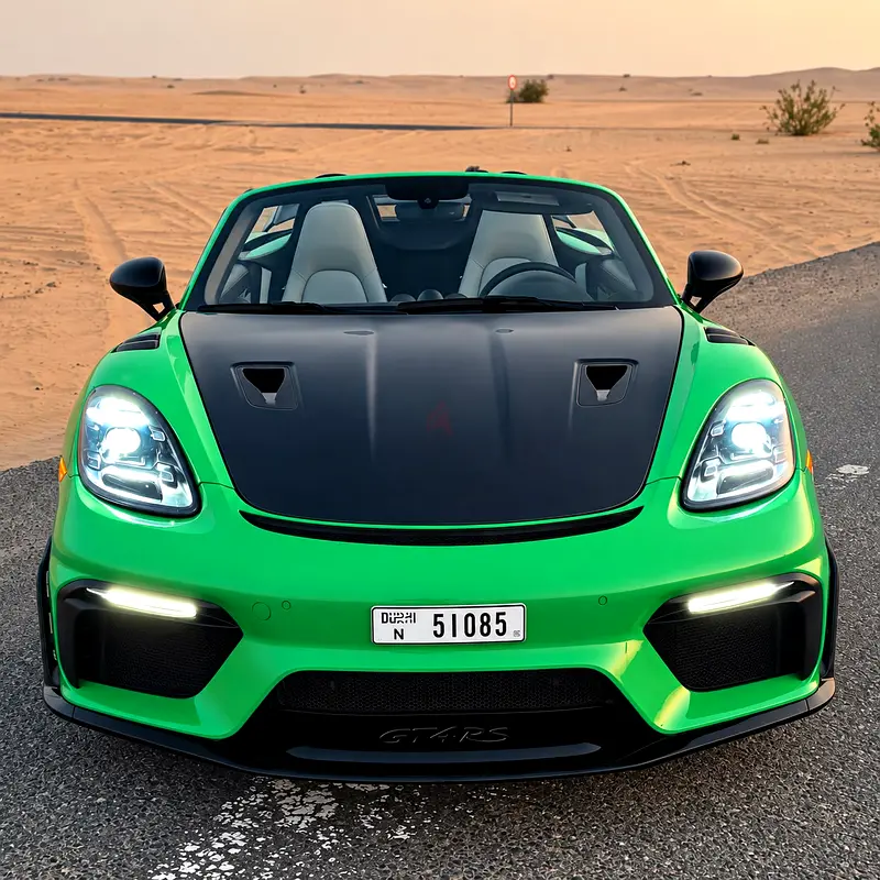 Hire 2024 Porsche Boxster in Al Quoz 4 photo 4