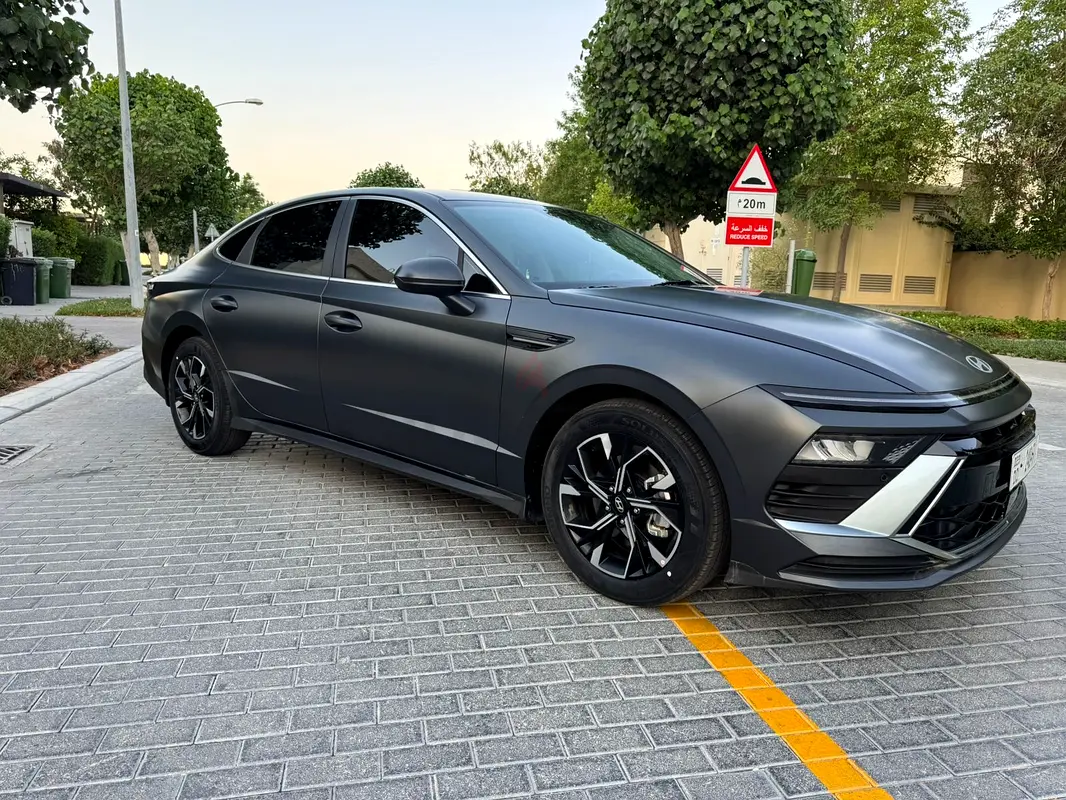 2025 Hyundai Sonata for Rent in Al Quoz 4 (Black) rental in Al Quoz 4, Dubai