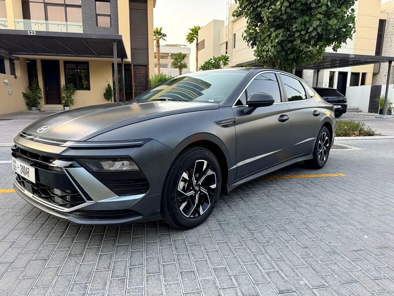 2025 Hyundai Sonata for Rent in Al Quoz 4 (Black) photo 2