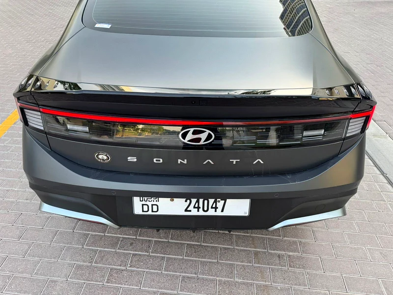 2025 Hyundai Sonata for Rent in Al Quoz 4 (Black) photo 8