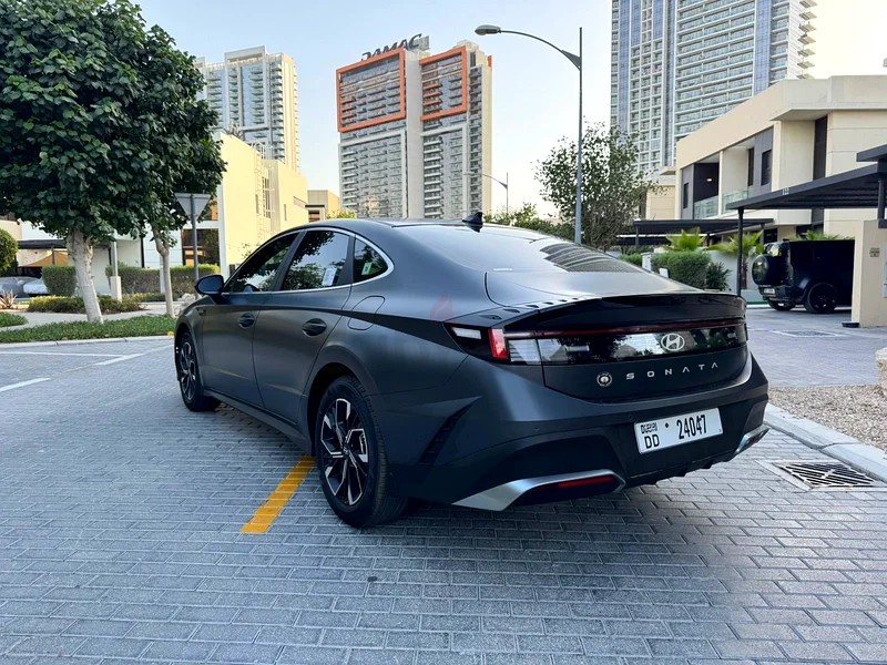 2025 Hyundai Sonata for Rent in Al Quoz 4 (Black) photo 9