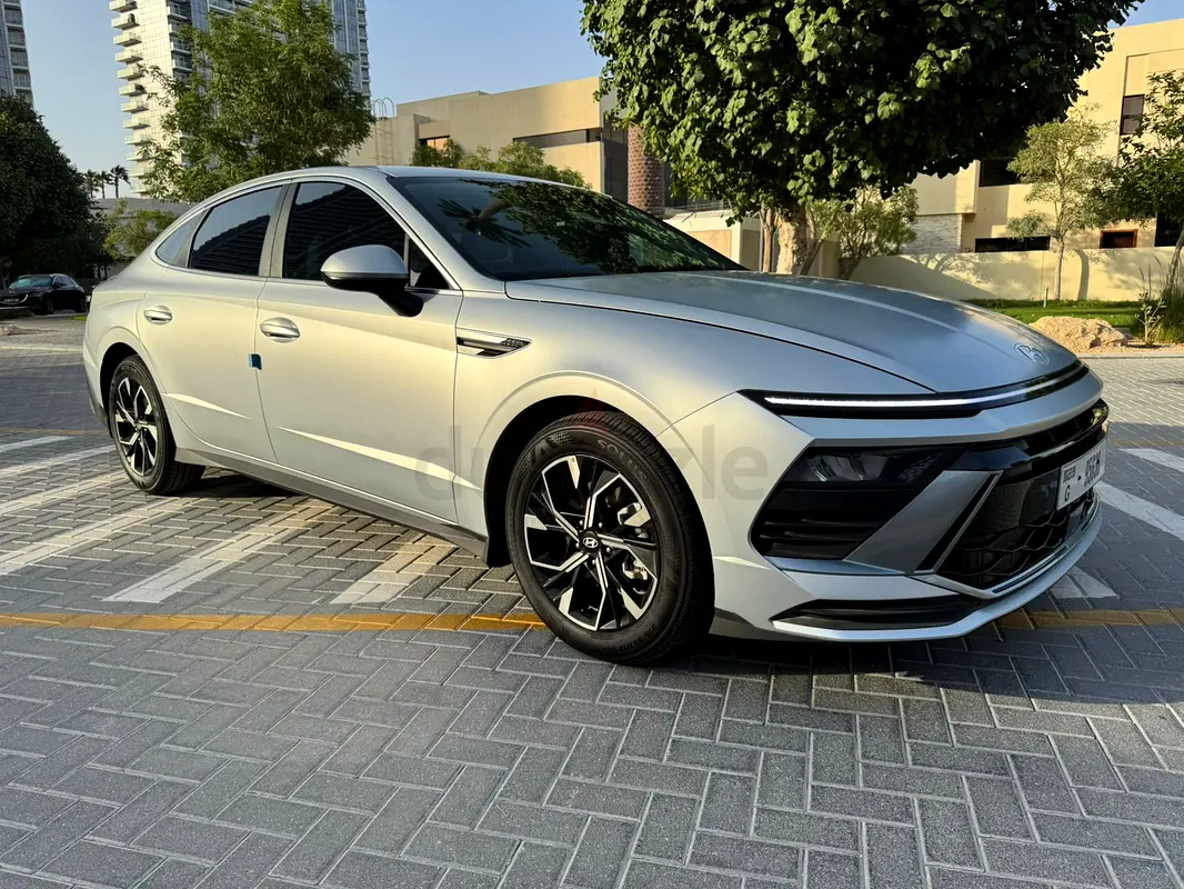2025 Hyundai Sonata for Rent in Al Quoz 4 (Silver) rental in Al Quoz 4, Dubai