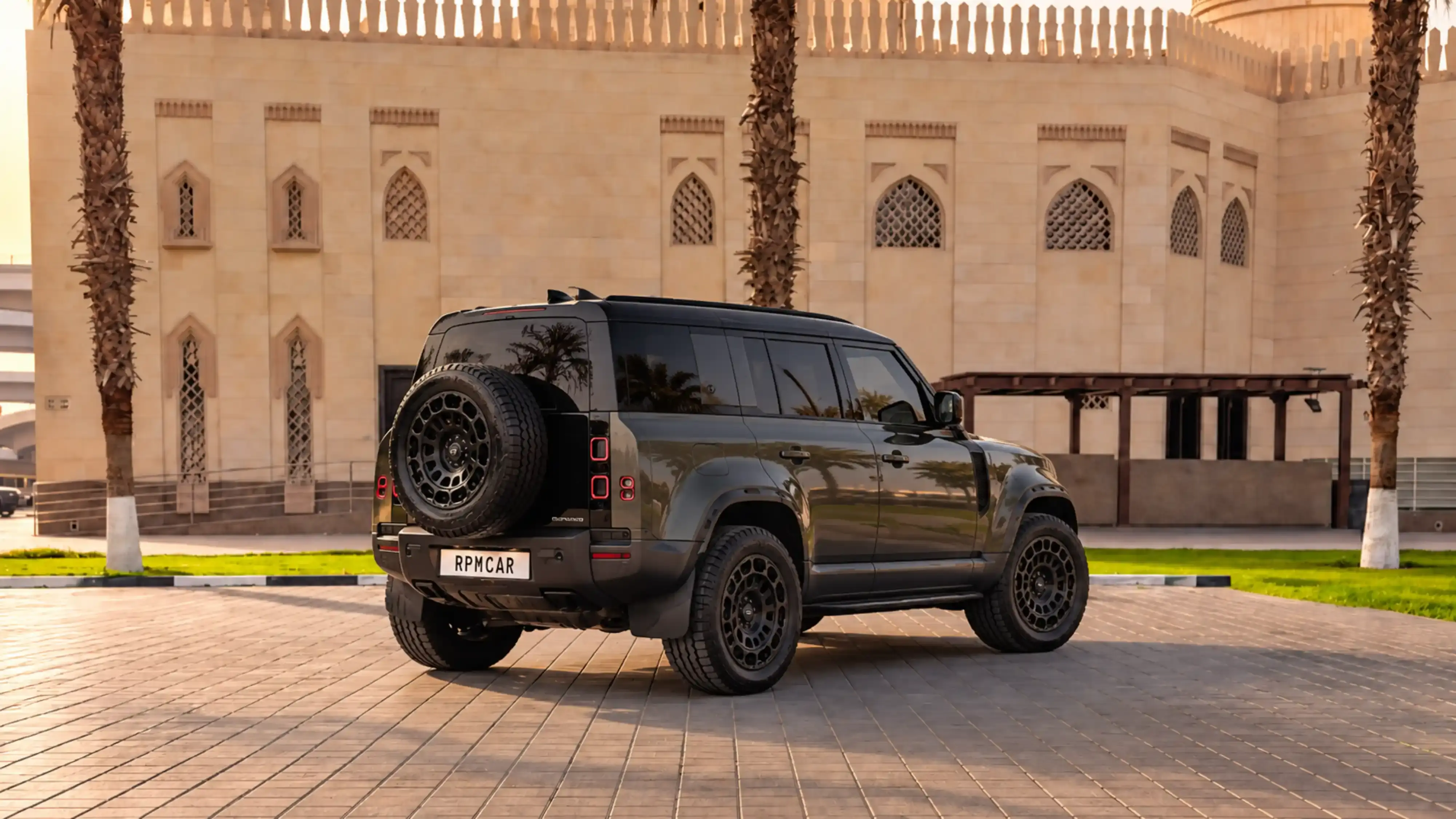Hire 2026 Land Rover Defender OCTA Brown in Dubai photo 2
