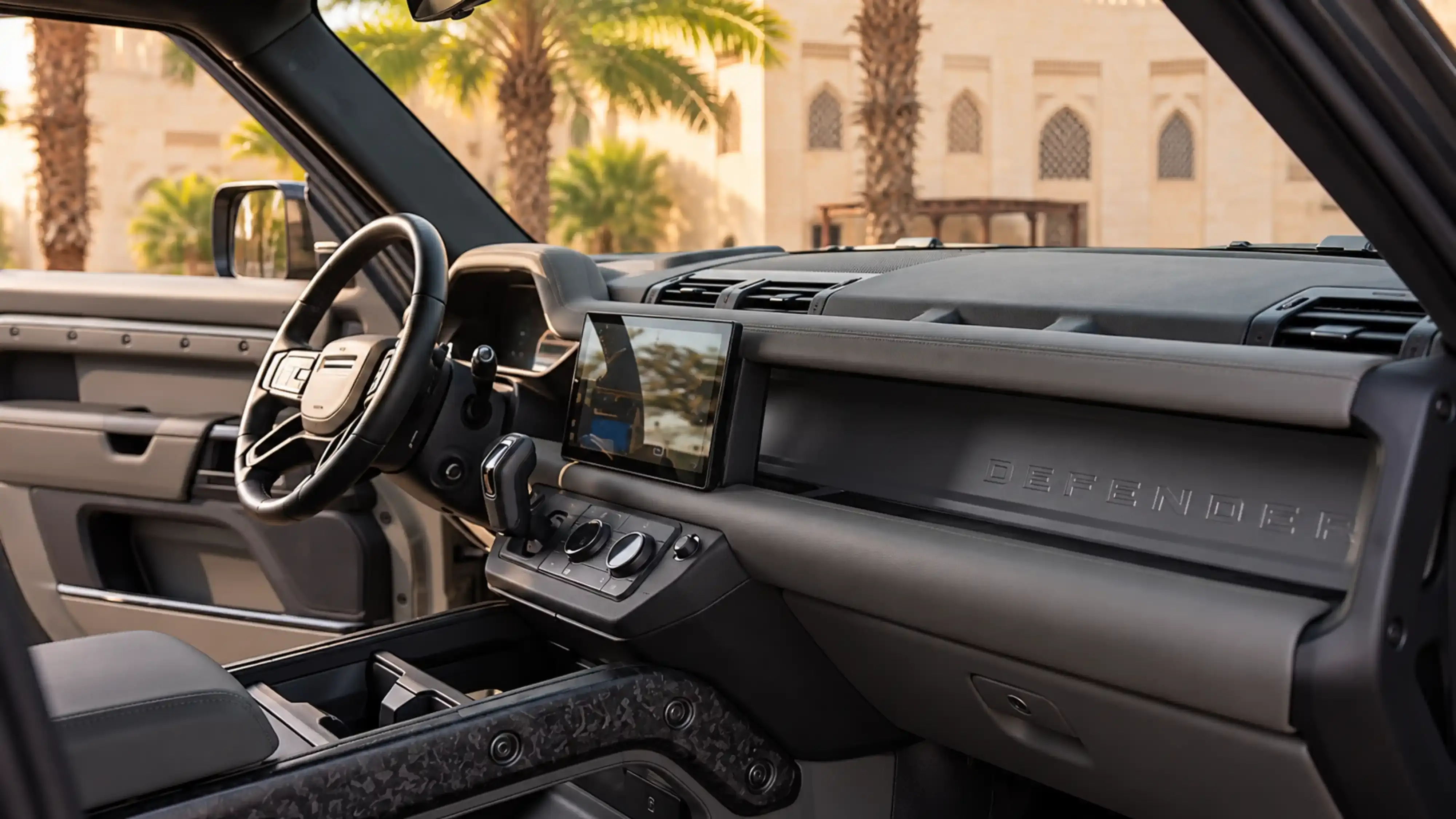 Hire 2026 Land Rover Defender OCTA Brown in Dubai photo 3