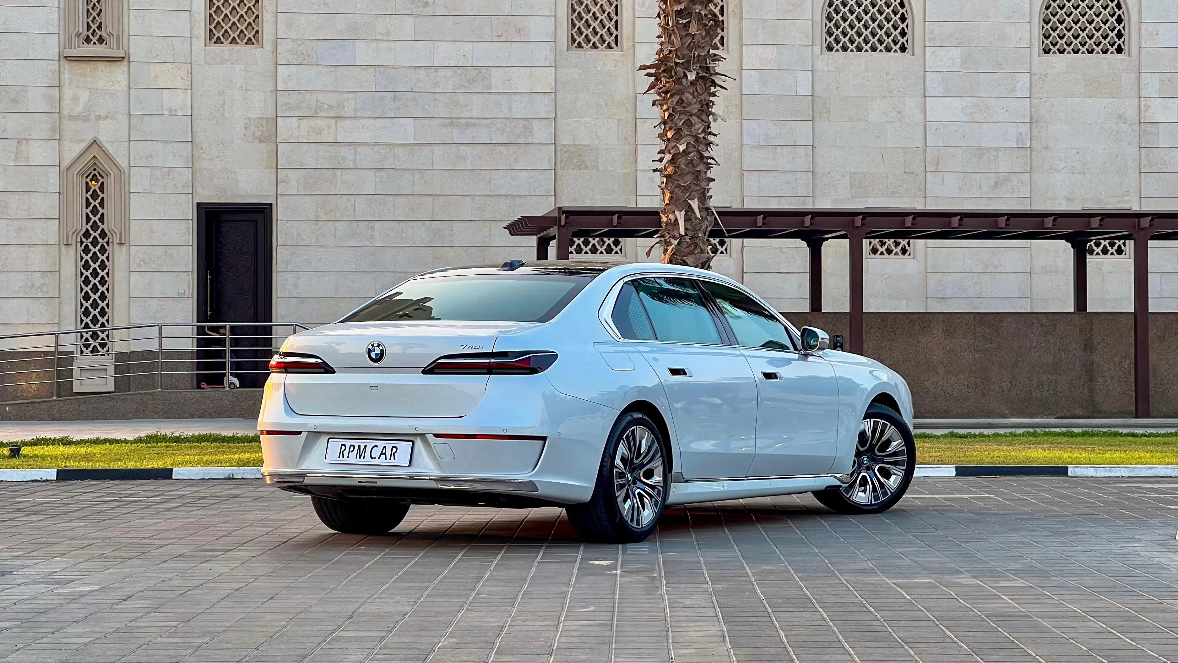 2024 BMW 740i White for Rent in Dubai photo 5