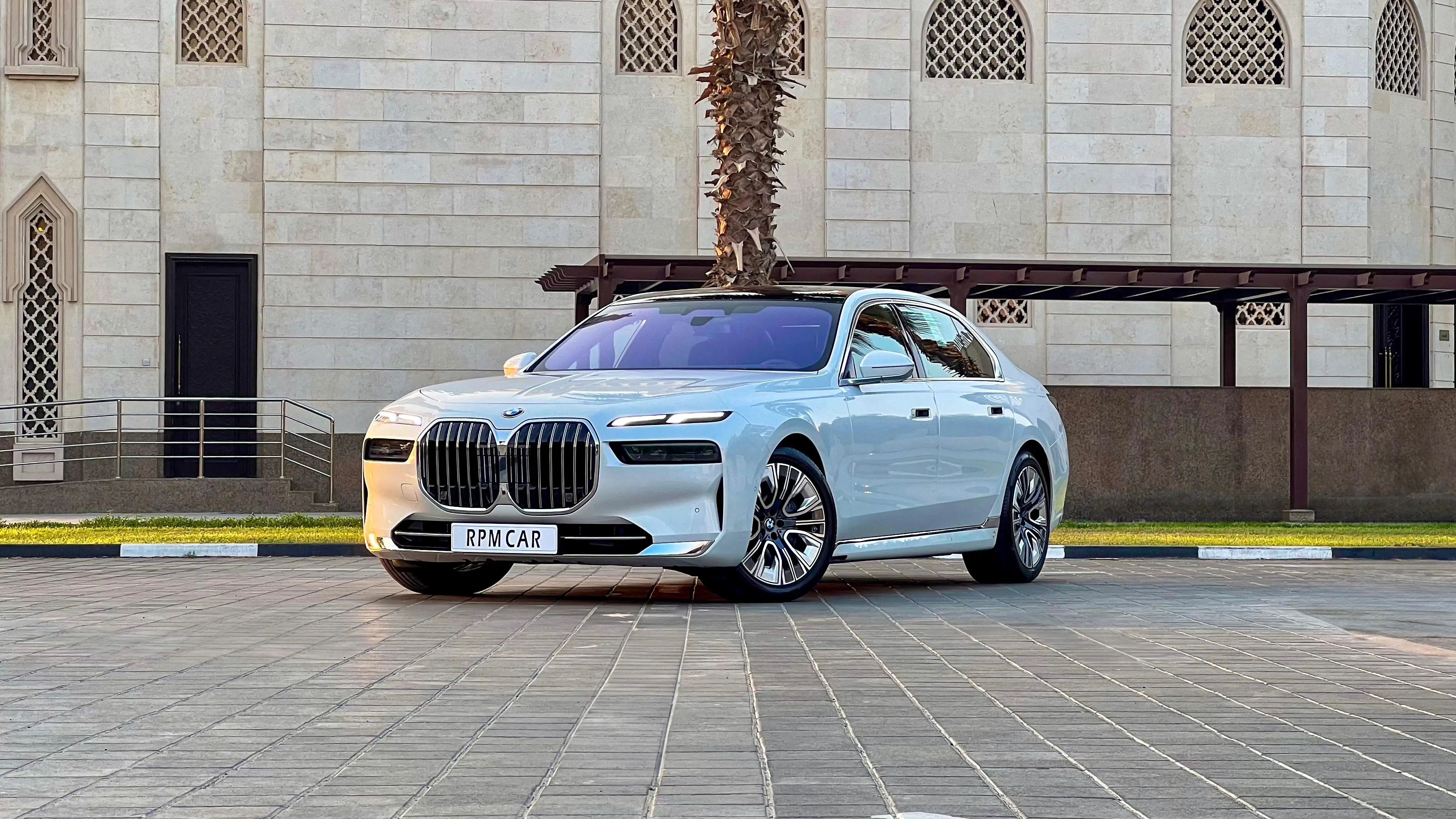 2024 BMW 740i White for Rent in Dubai photo 6