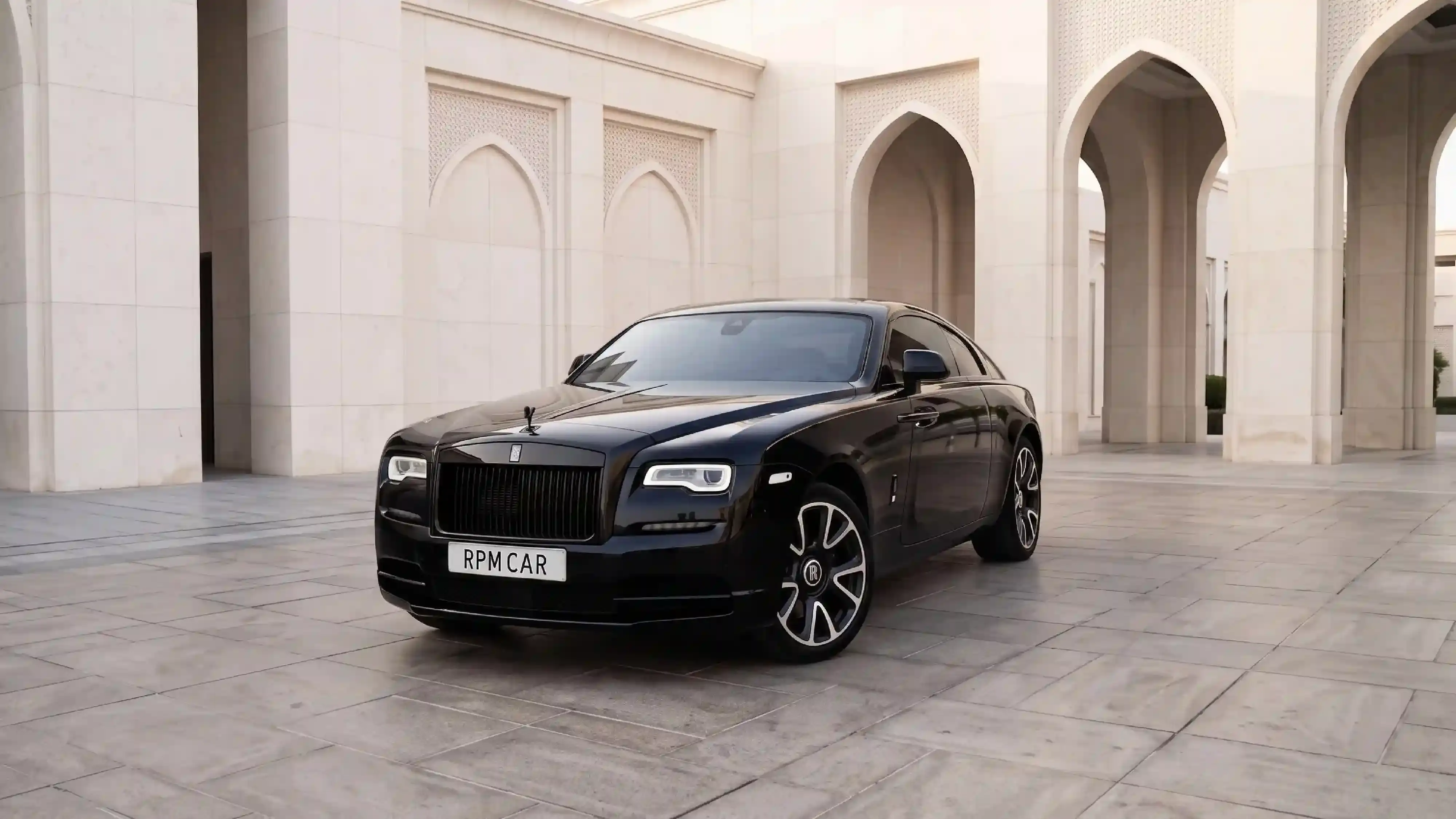 Rent a 2021 Rolls-Royce Wraith Black in Dubai rental in Al Quoz 3, Dubai