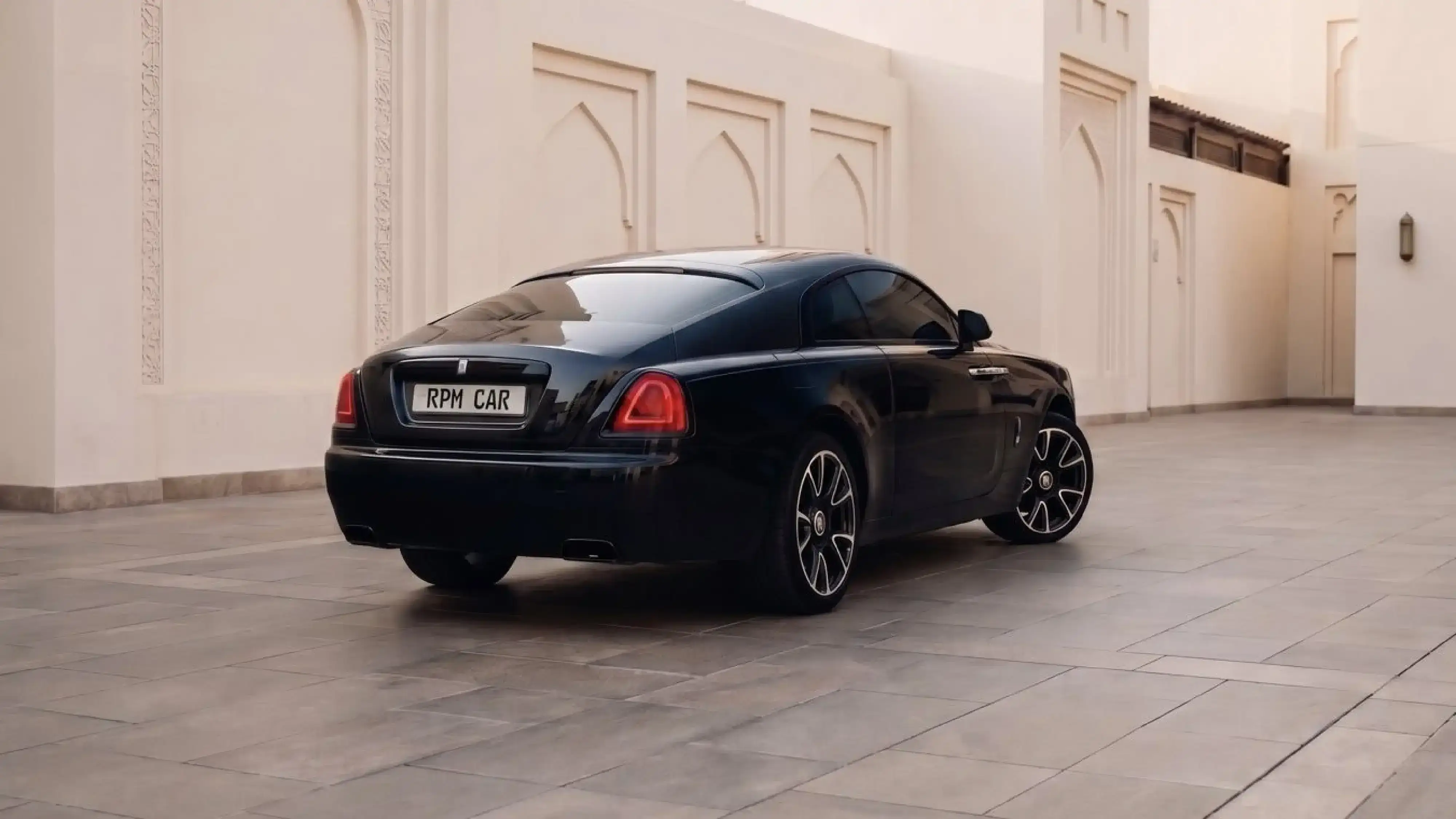Rent a 2021 Rolls-Royce Wraith Black in Dubai photo 3