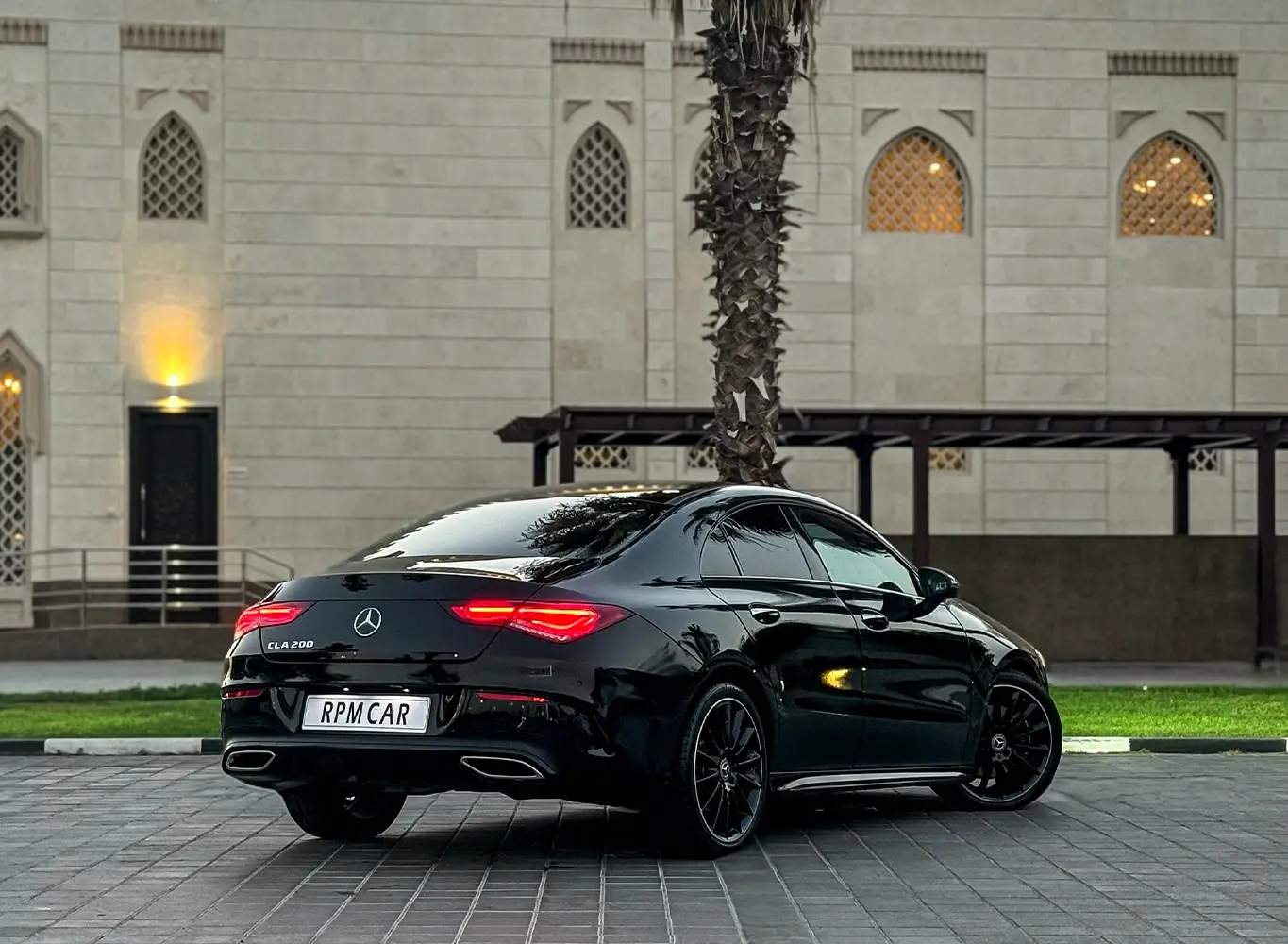 Hire 2023 Mercedes-Benz CLA 200 Black in Dubai photo 2