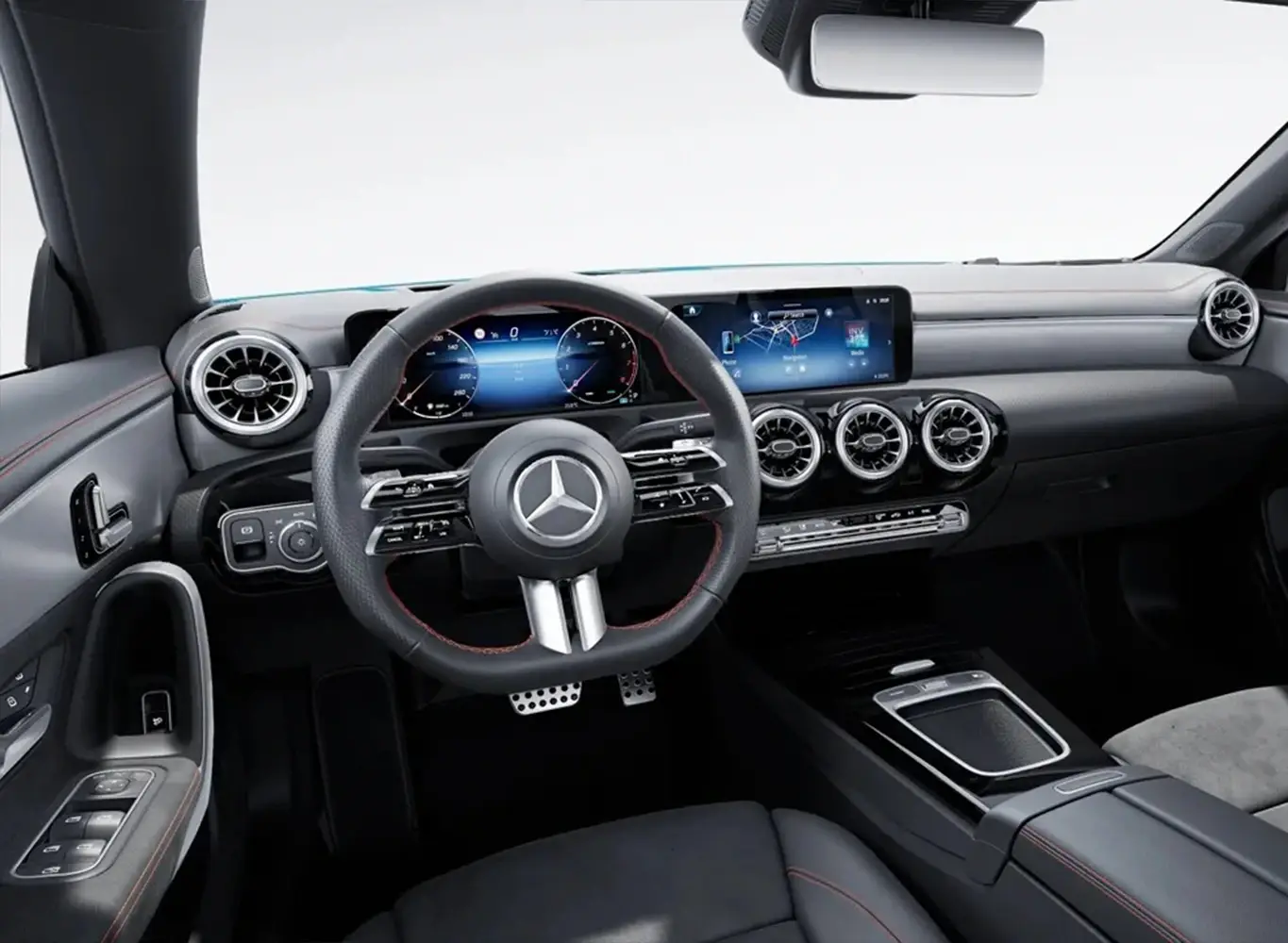 Hire 2023 Mercedes-Benz CLA 200 Black in Dubai photo 3
