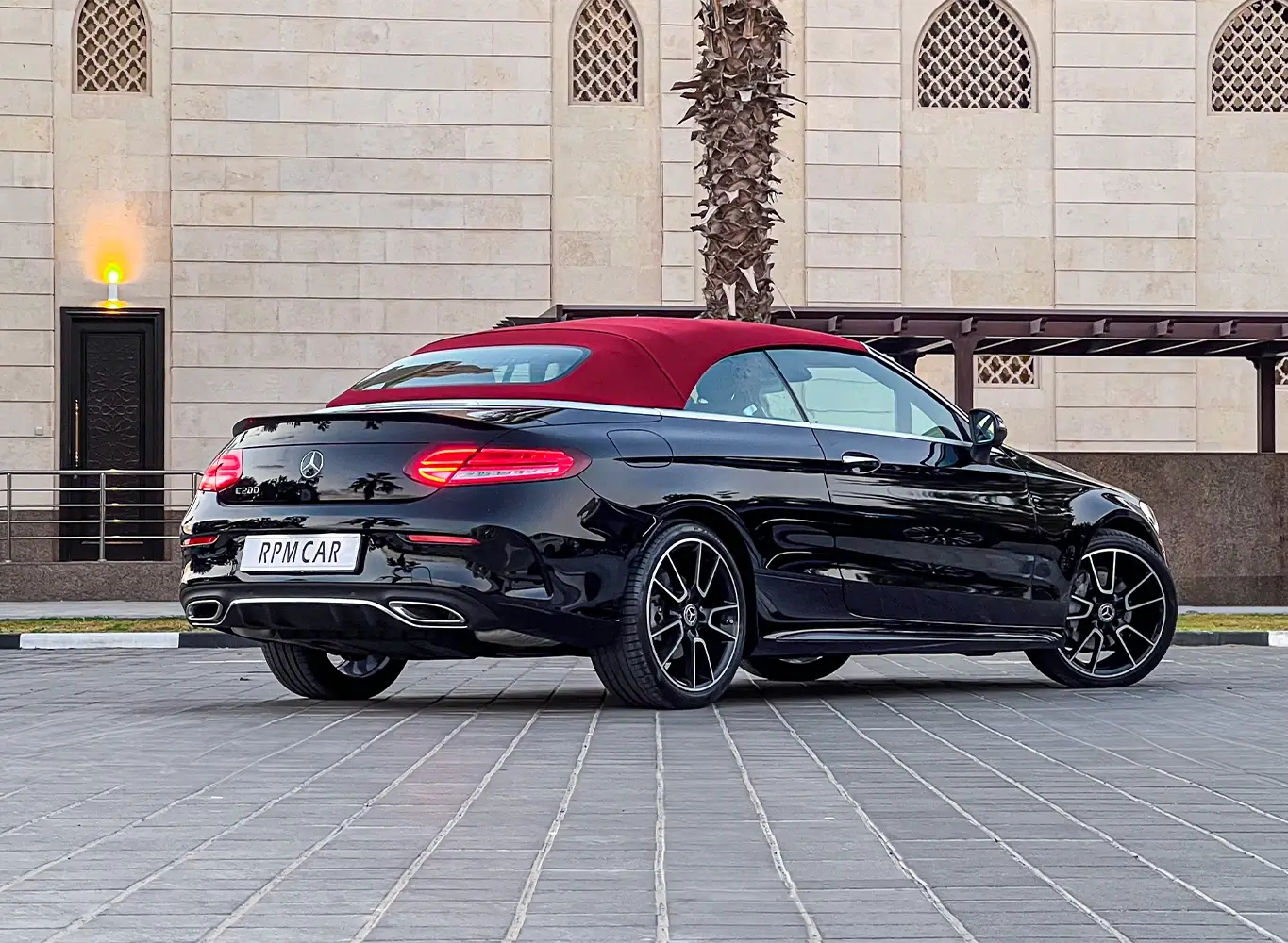 2022 Mercedes-Benz C200 Cabriolet Black for Rent in Dubai photo 4