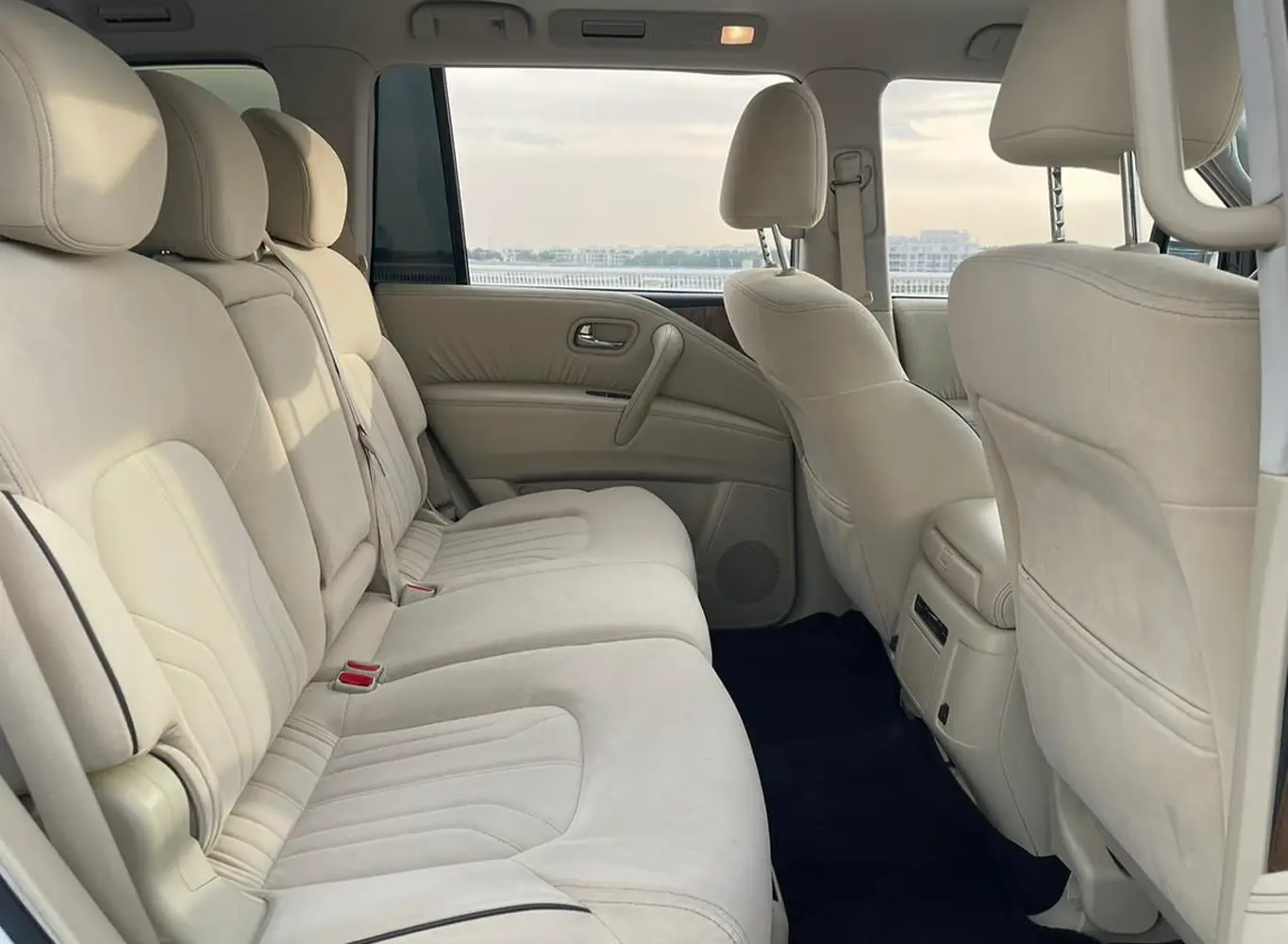 Hire 2025 Nissan Patrol Platinum White in Dubai photo 4