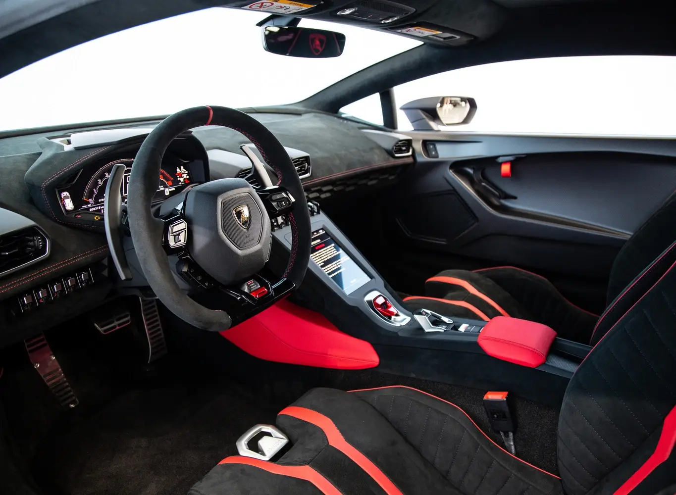 2023 Lamborghini Huracan STO Black for Rent in Dubai photo 2