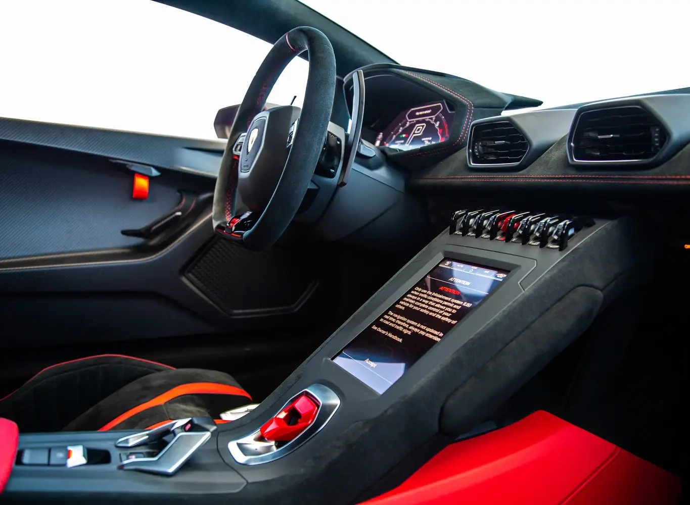 2023 Lamborghini Huracan STO Black for Rent in Dubai photo 3