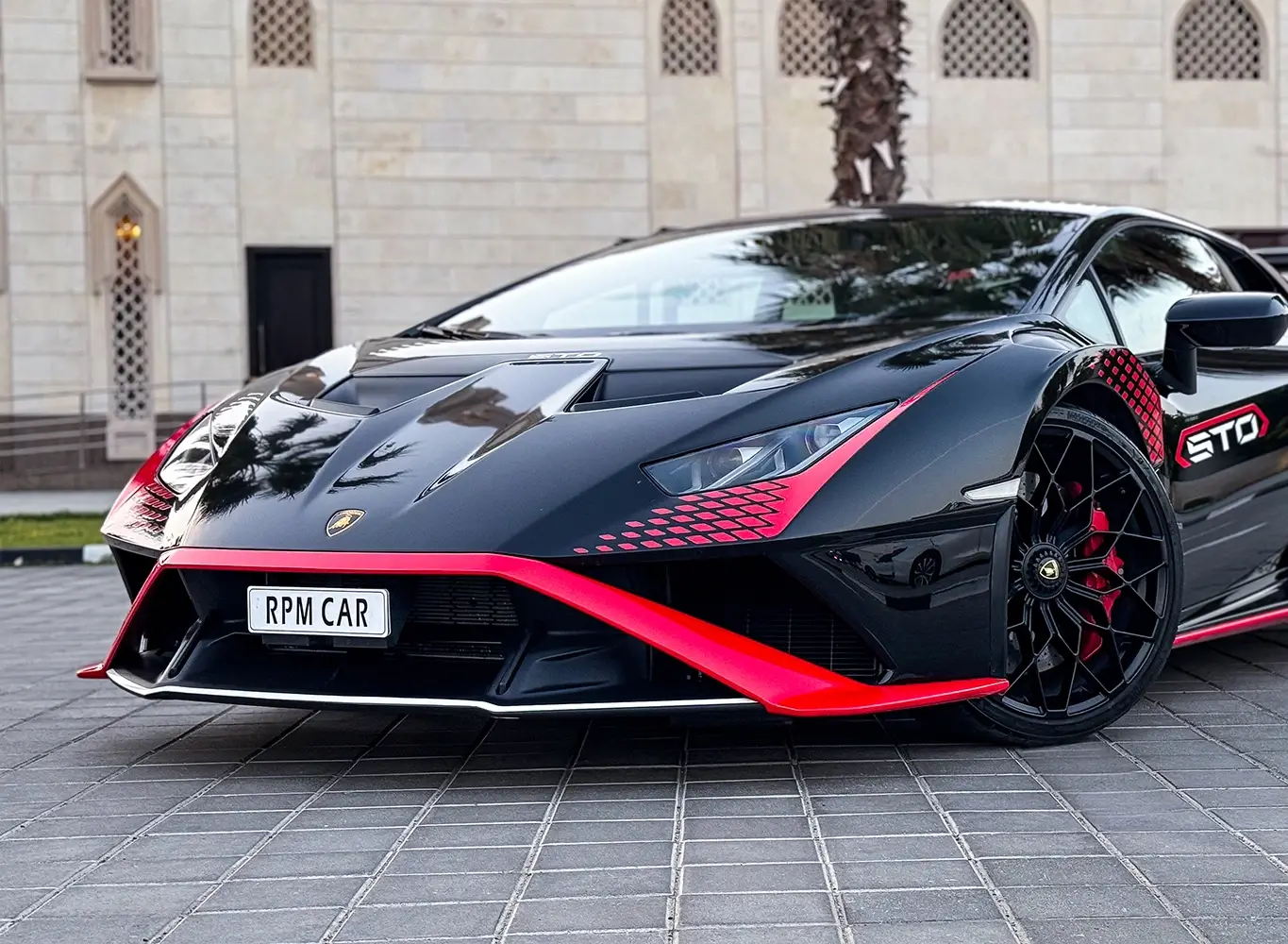 2023 Lamborghini Huracan STO Black for Rent in Dubai photo 5