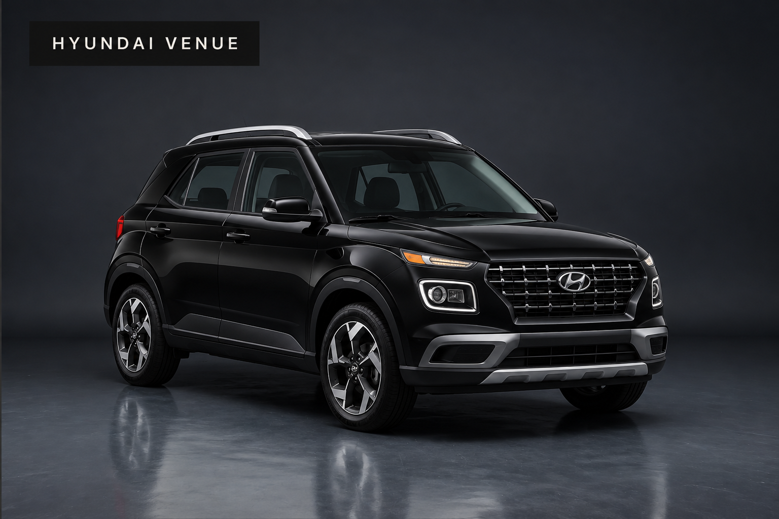 Rent Hyundai Venue Black in Dubai