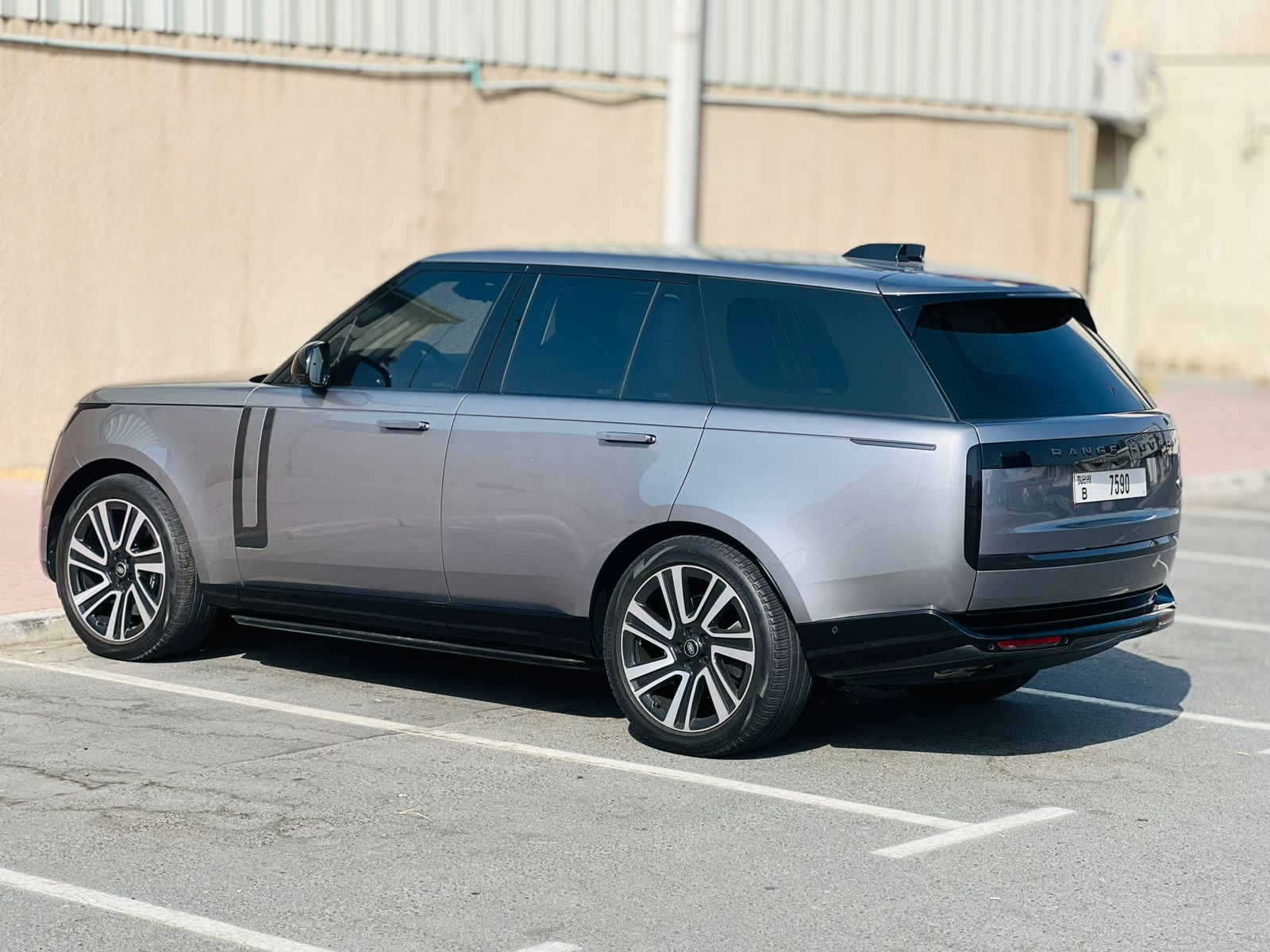 Rent a 2023 Land Rover Range Rover Vogue Grey in Dubai photo 6
