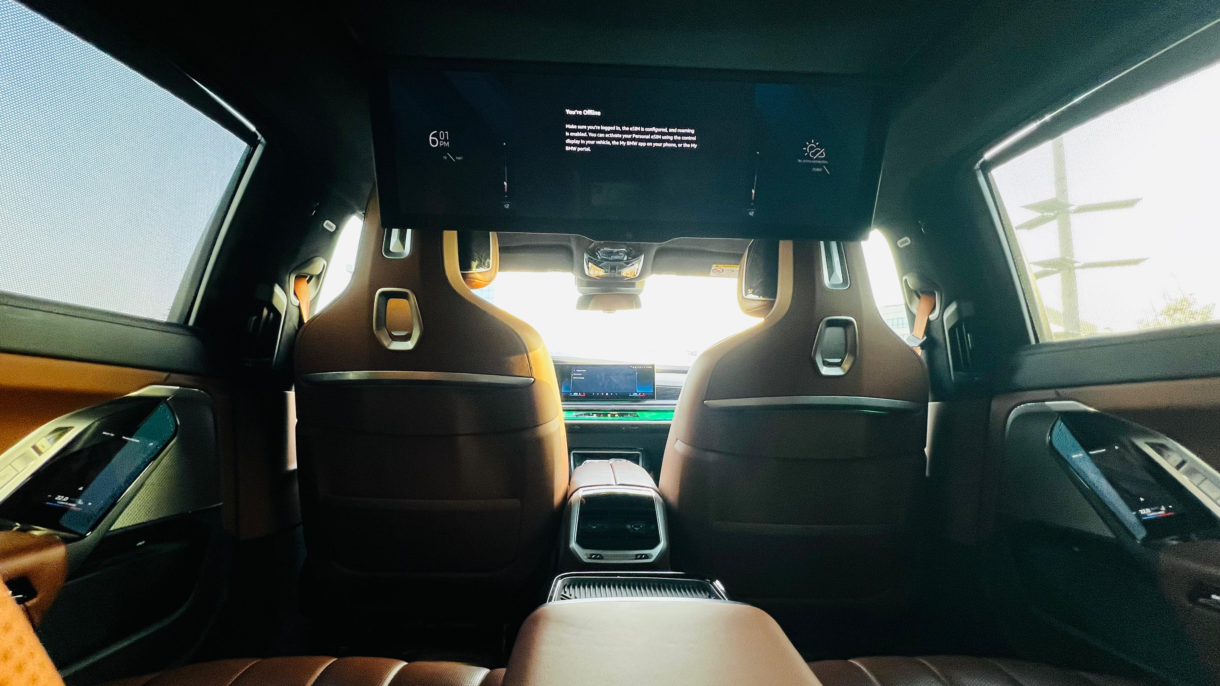 BMW 7 Series White Rental in Dubai photo 4