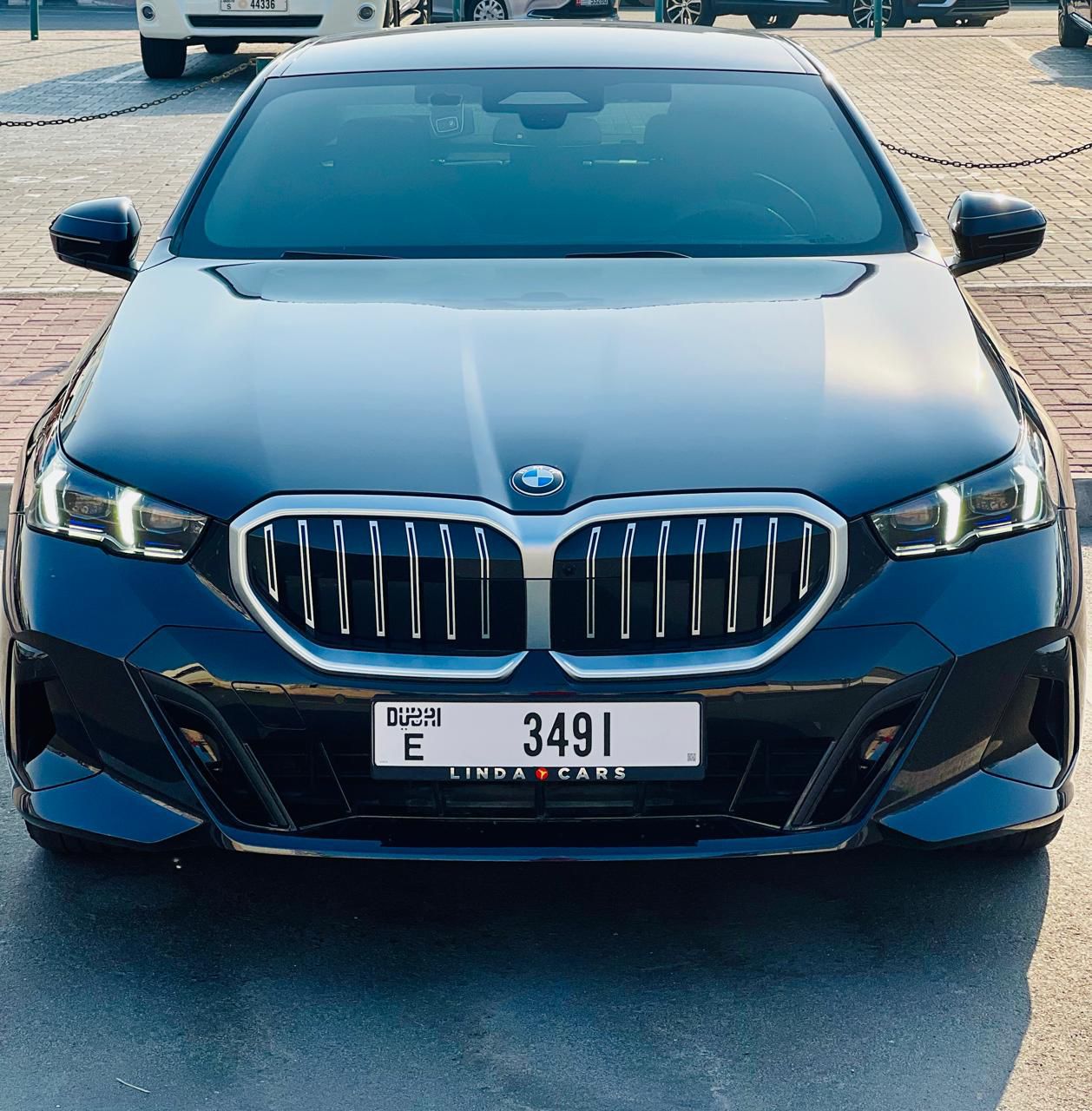2025 BMW 520i Black for Rent in Dubai