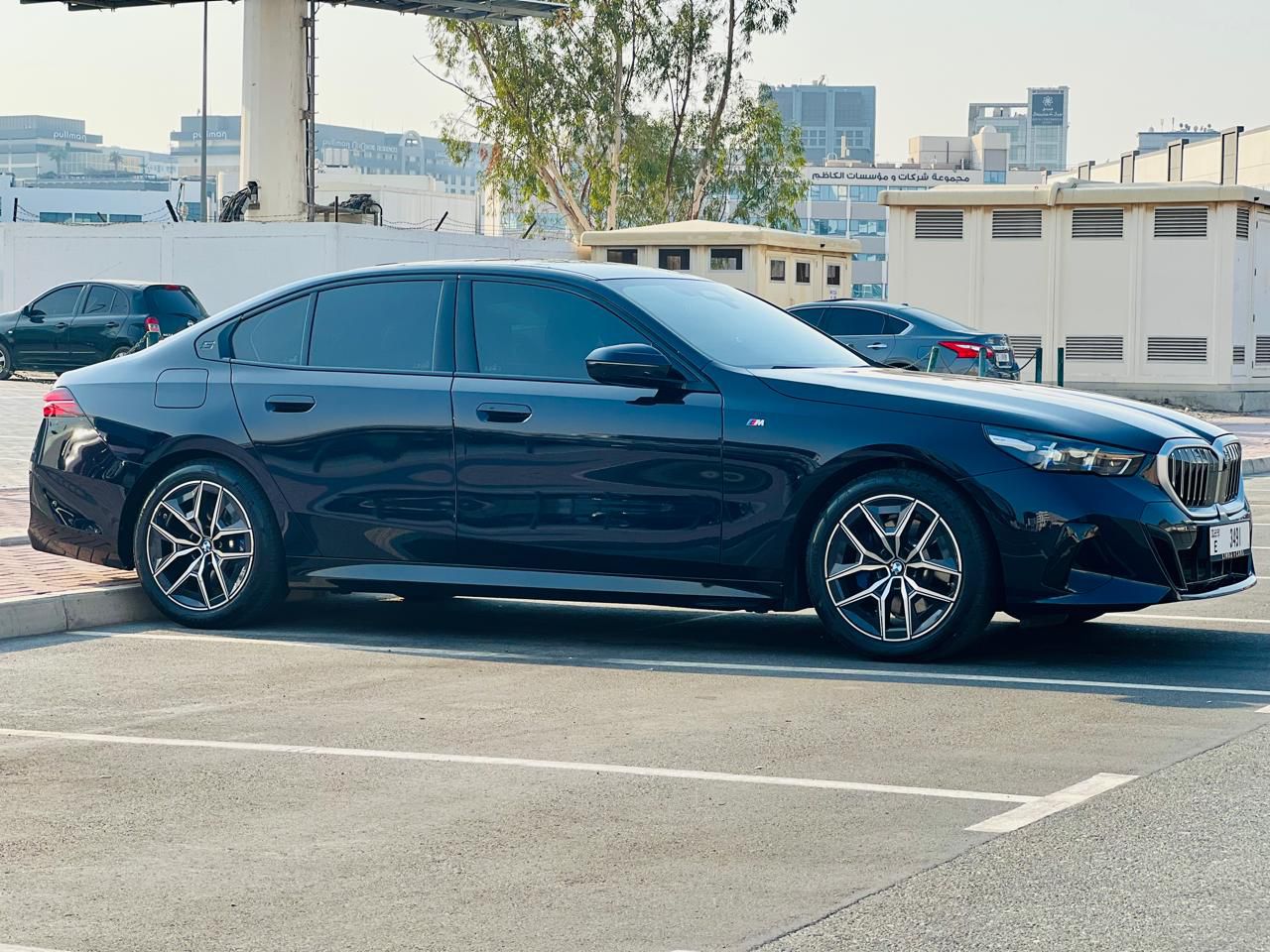 2025 BMW 520i Black for Rent in Dubai photo 2