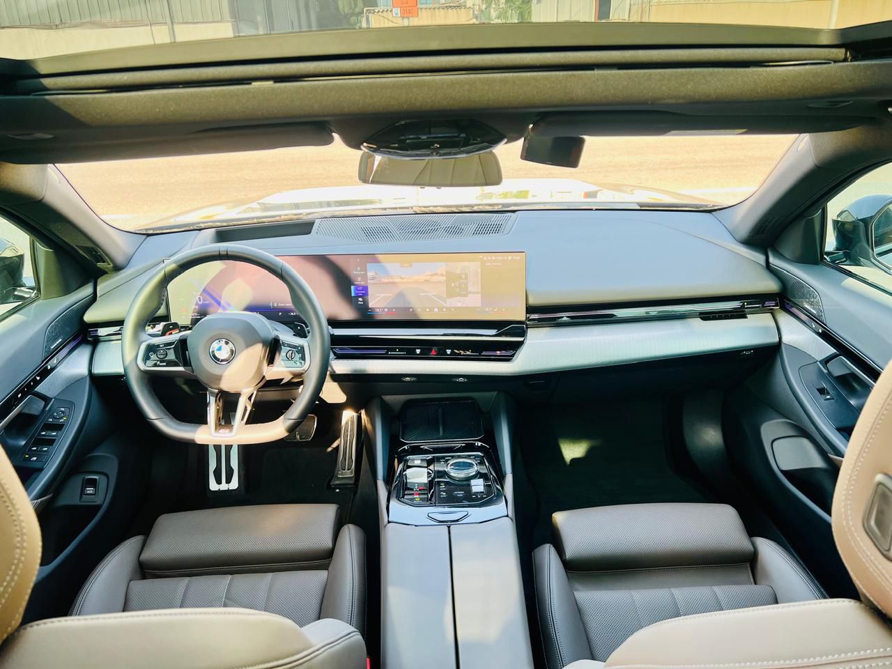2025 BMW 520i Black for Rent in Dubai photo 3