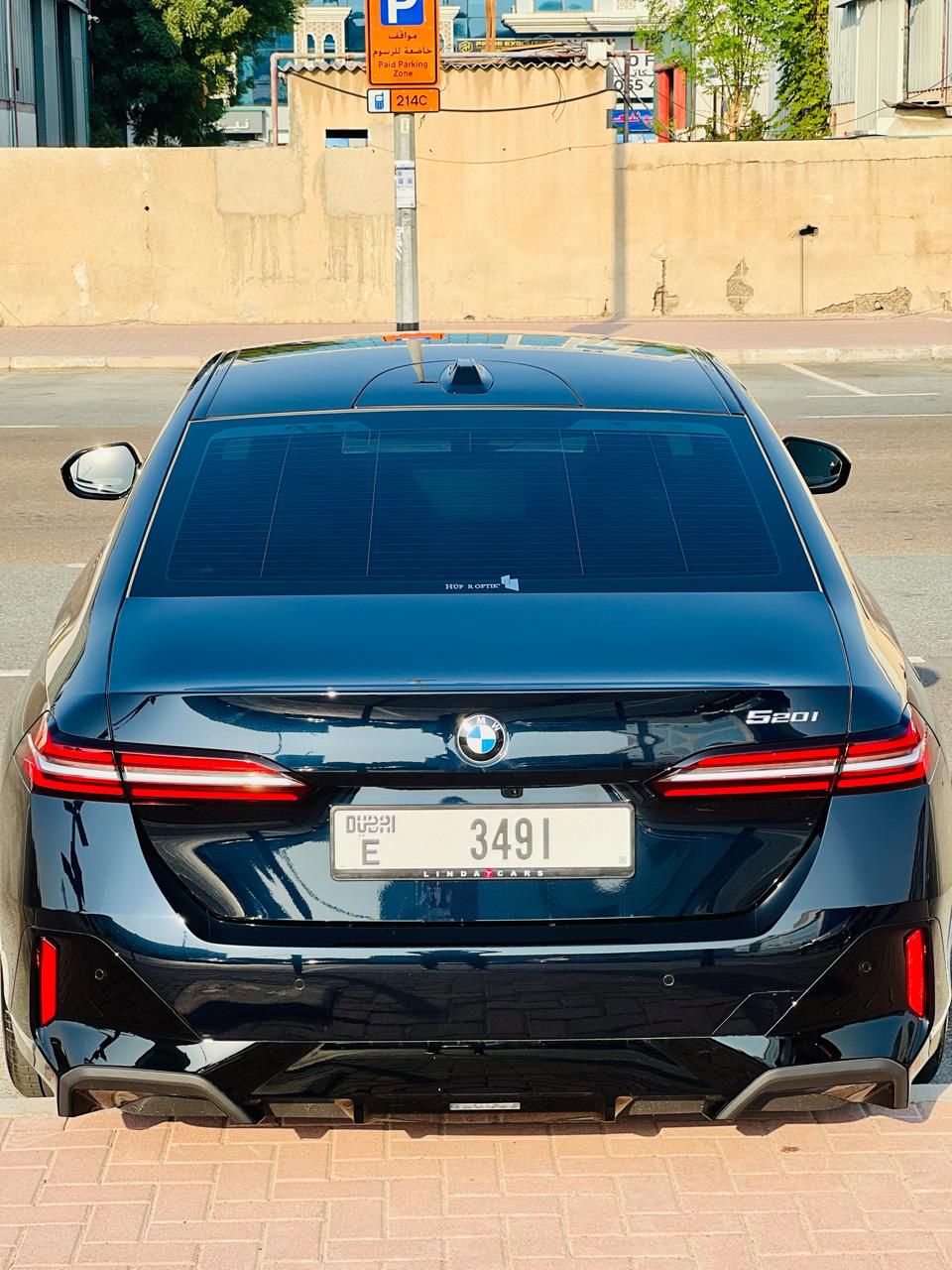 2025 BMW 520i Black for Rent in Dubai photo 5