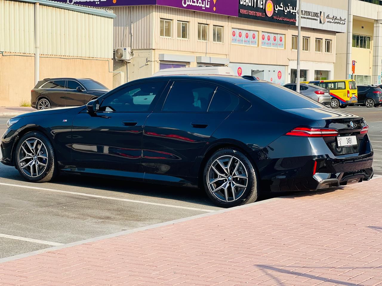 2025 BMW 520i Black for Rent in Dubai photo 6
