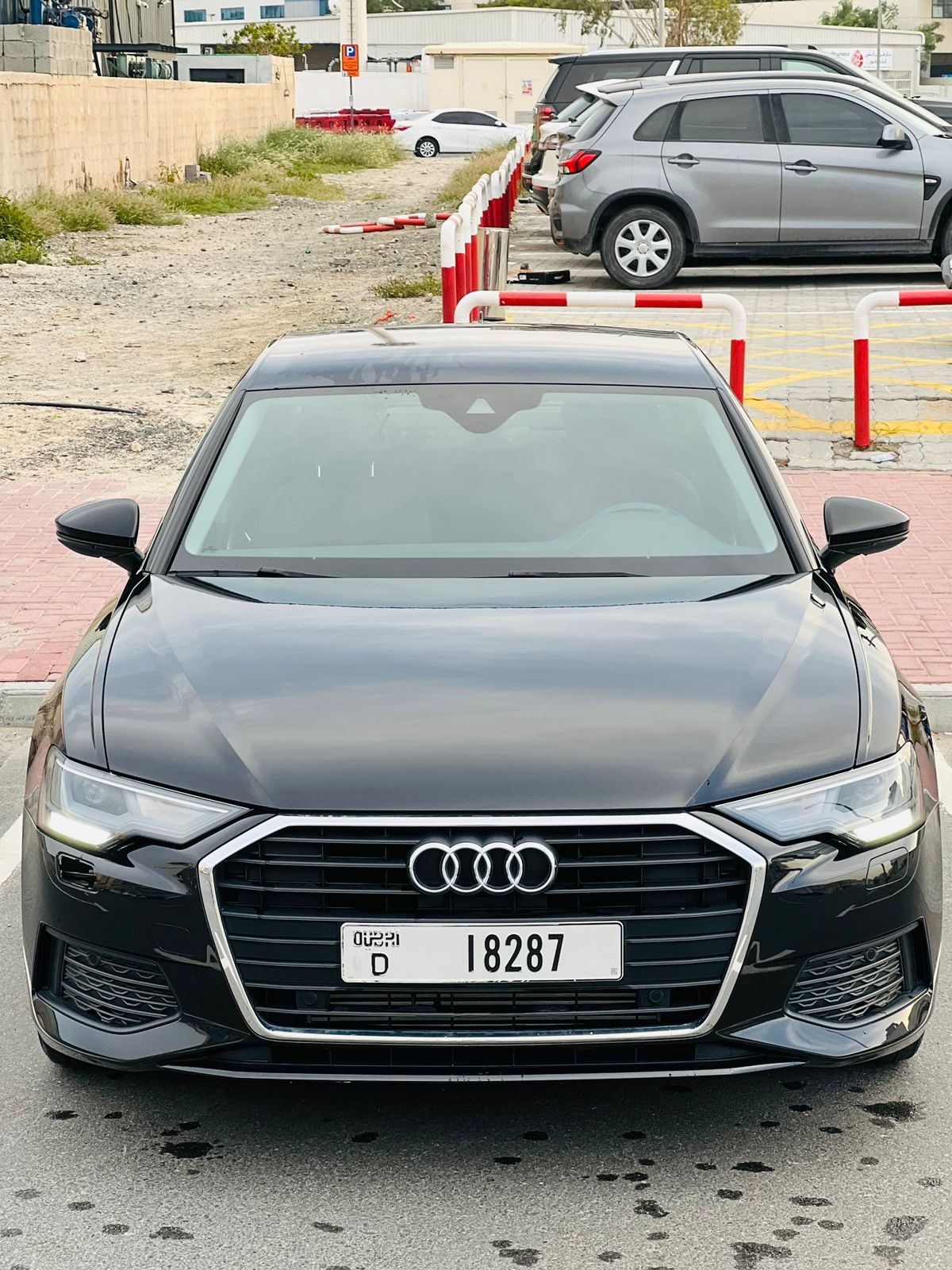 Audi A6 Black Rental in Dubai photo 1