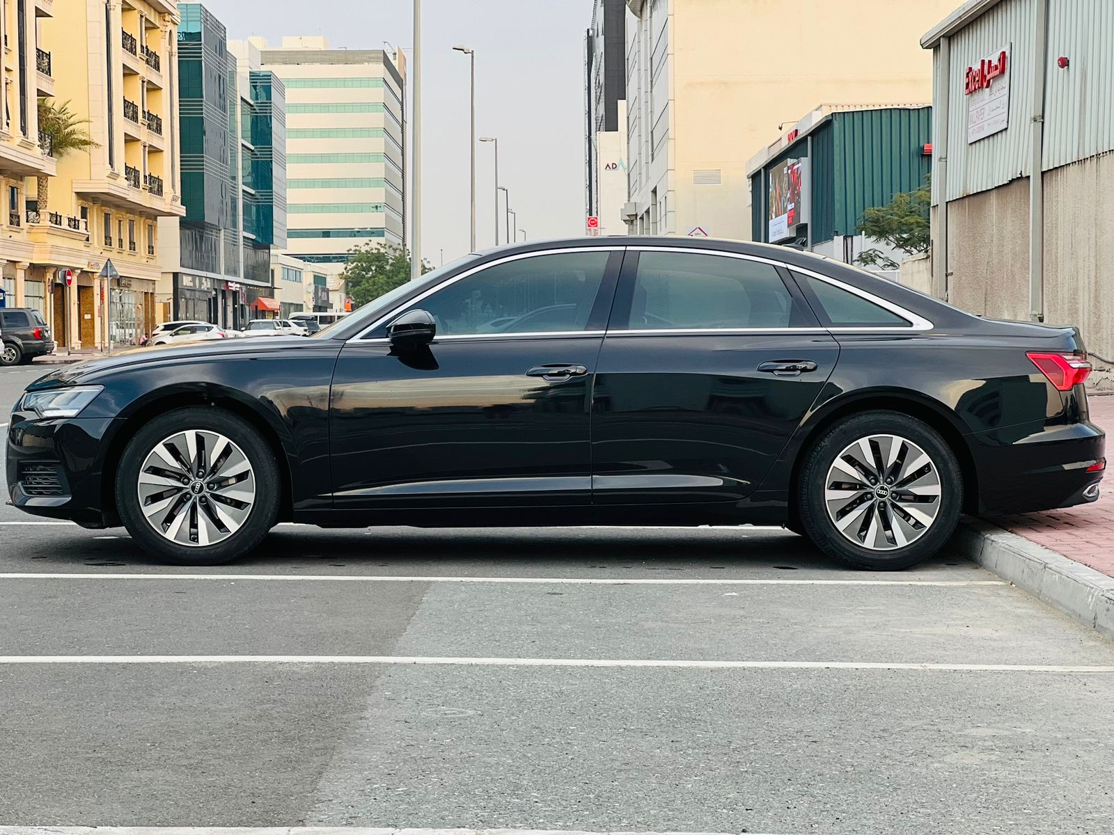 Audi A6 Black Rental in Dubai photo 2
