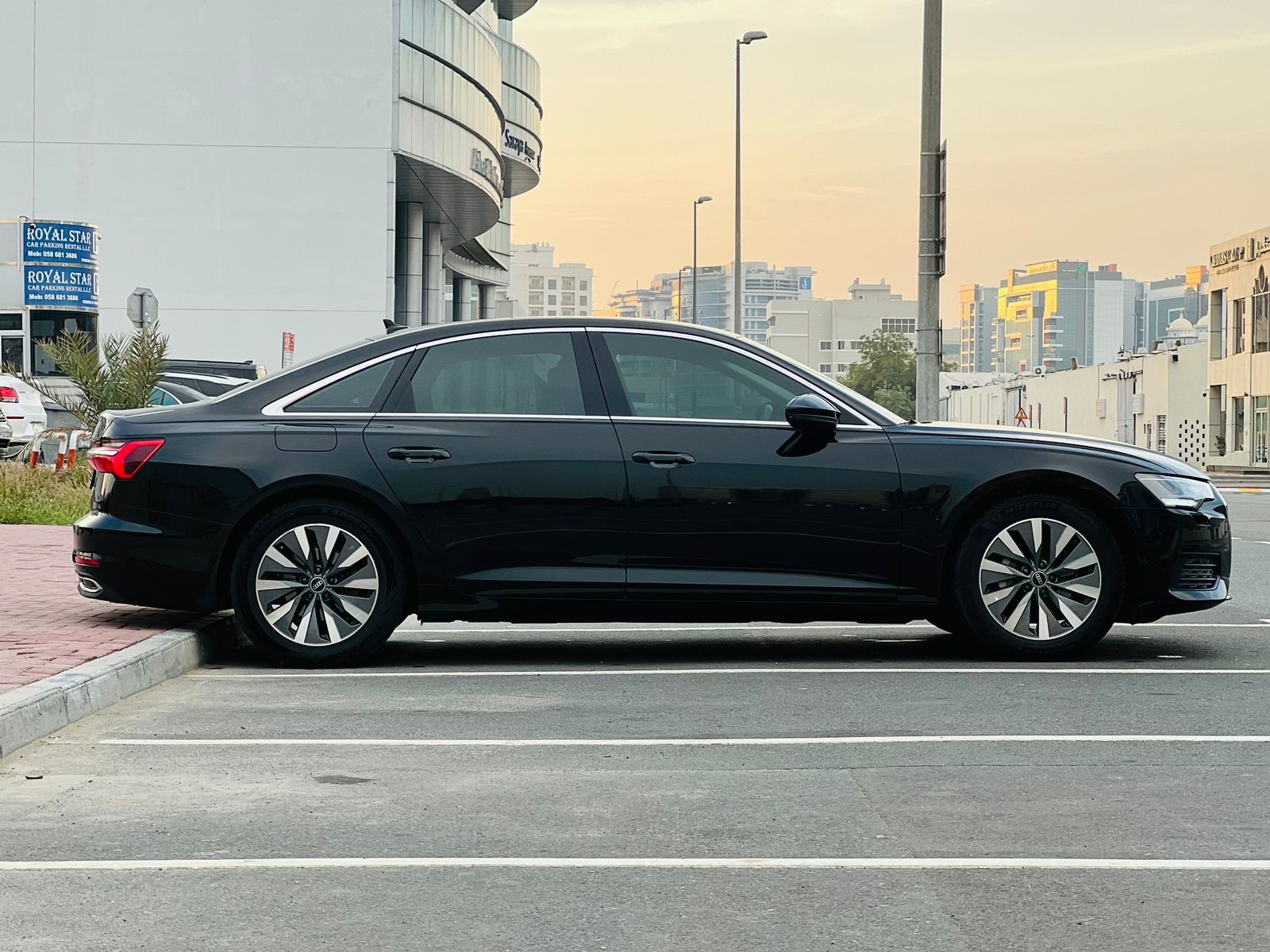Audi A6 Black Rental in Dubai photo 3