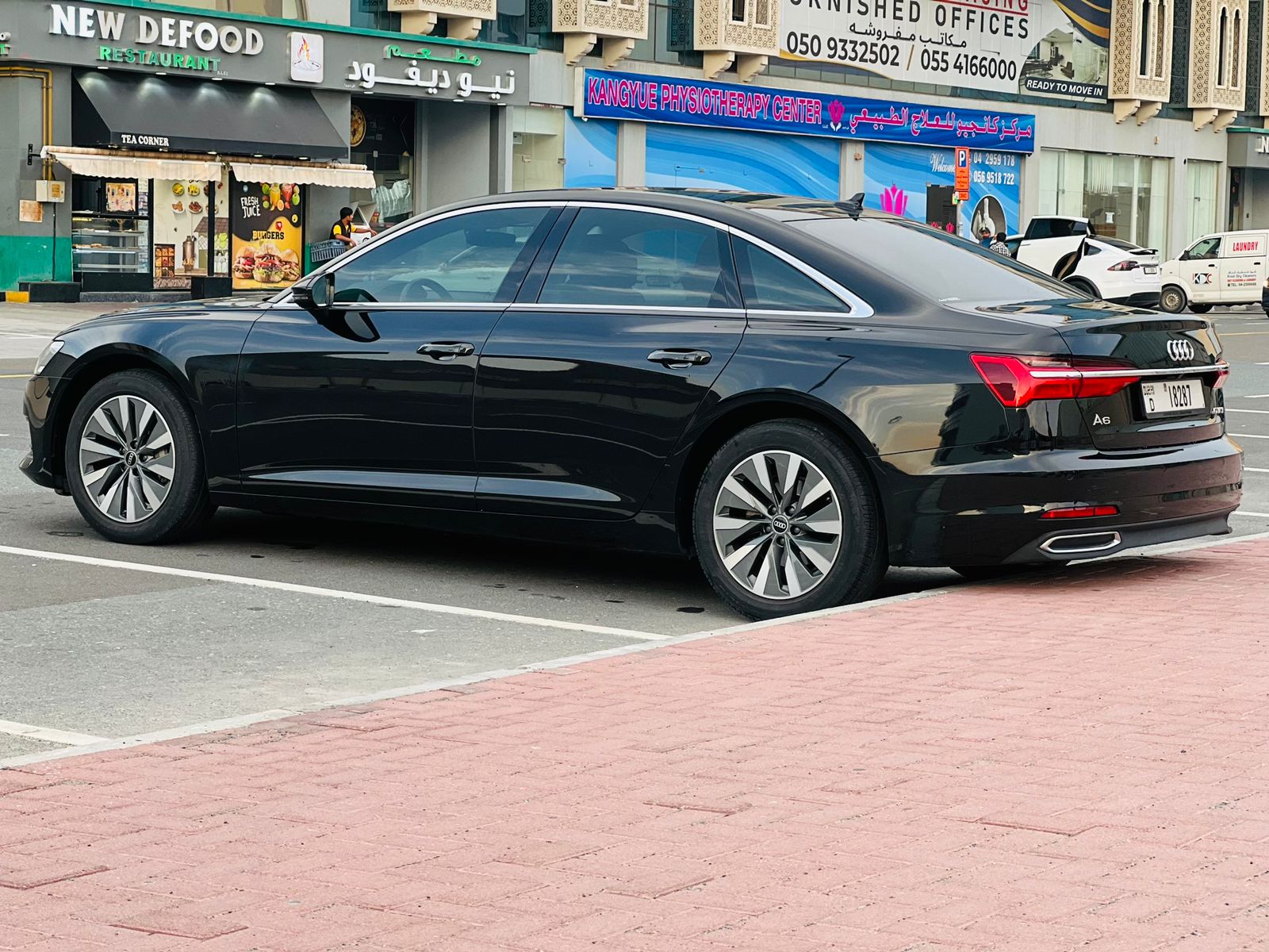 Audi A6 Black Rental in Dubai photo 7