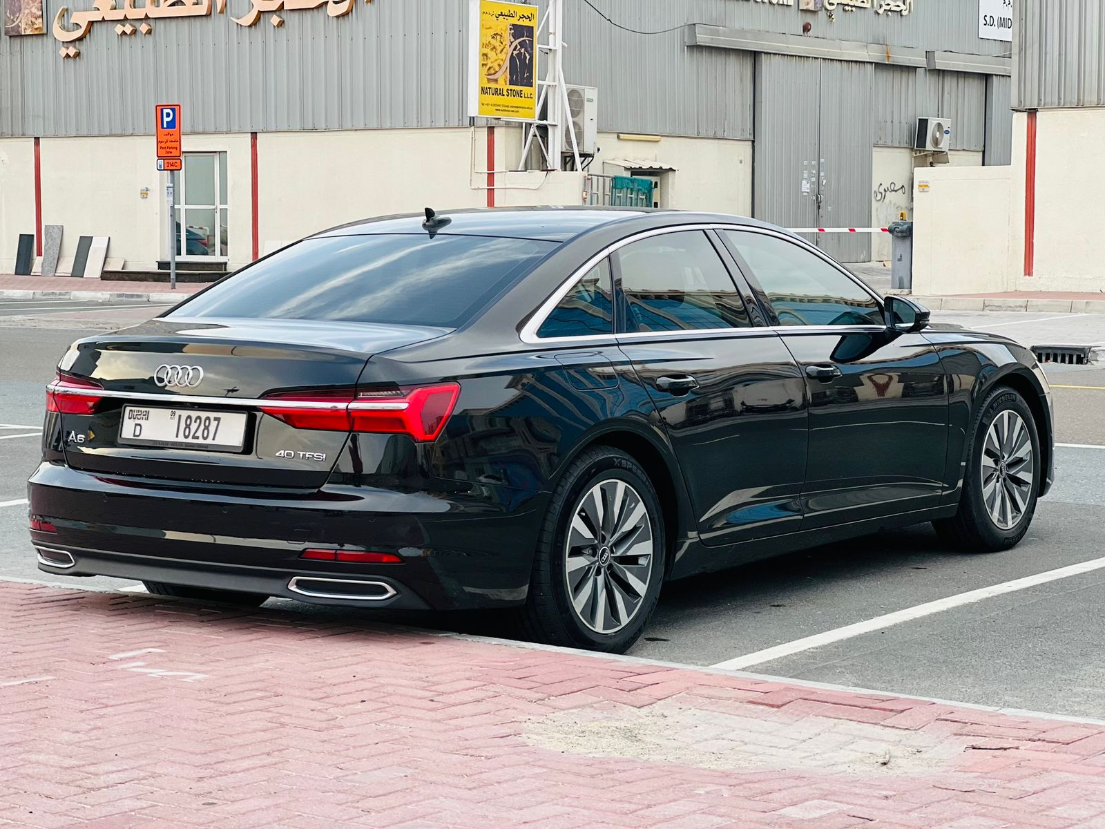 Audi A6 Black Rental in Dubai photo 8