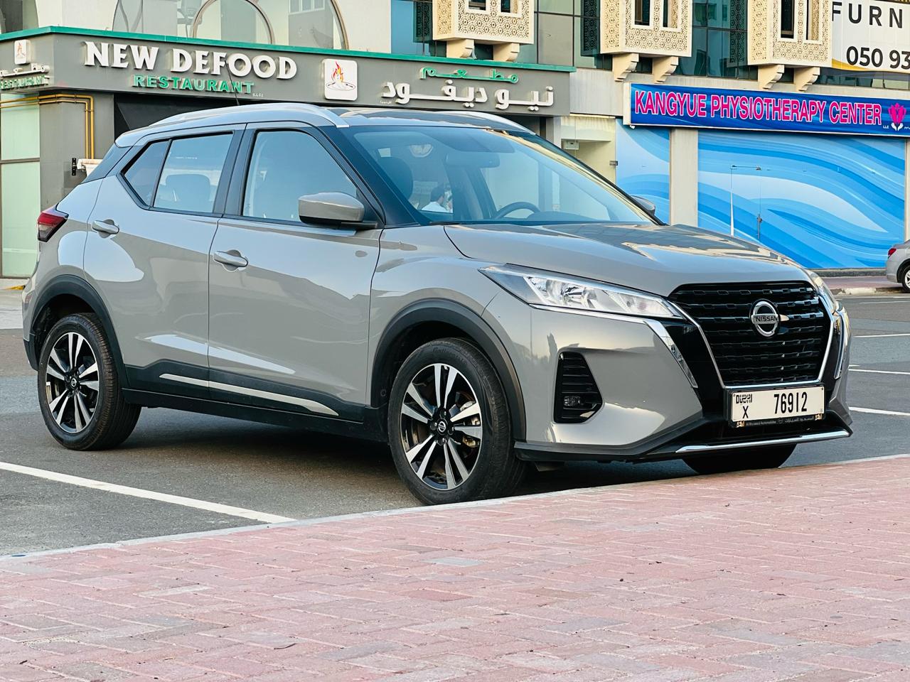 Rent 2022 Nissan Kicks Grey in Dubai
