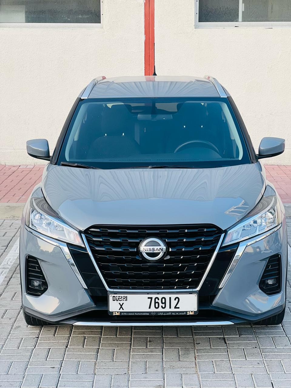 Rent 2022 Nissan Kicks Grey in Dubai photo 3