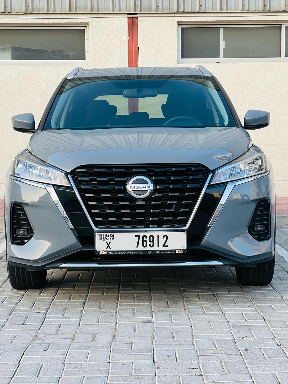 Rent 2022 Nissan Kicks Grey in Dubai photo 4