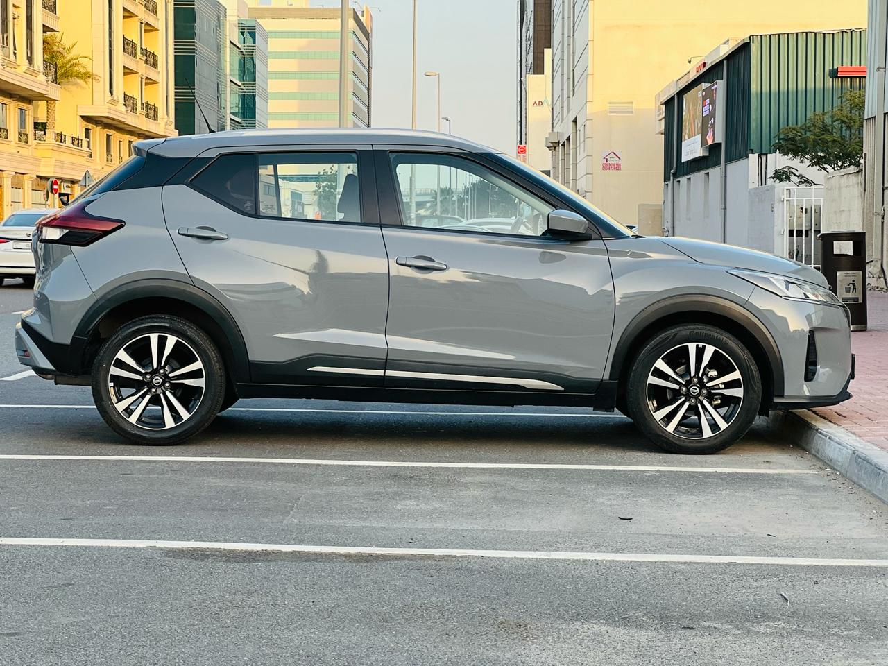 Rent 2022 Nissan Kicks Grey in Dubai photo 5