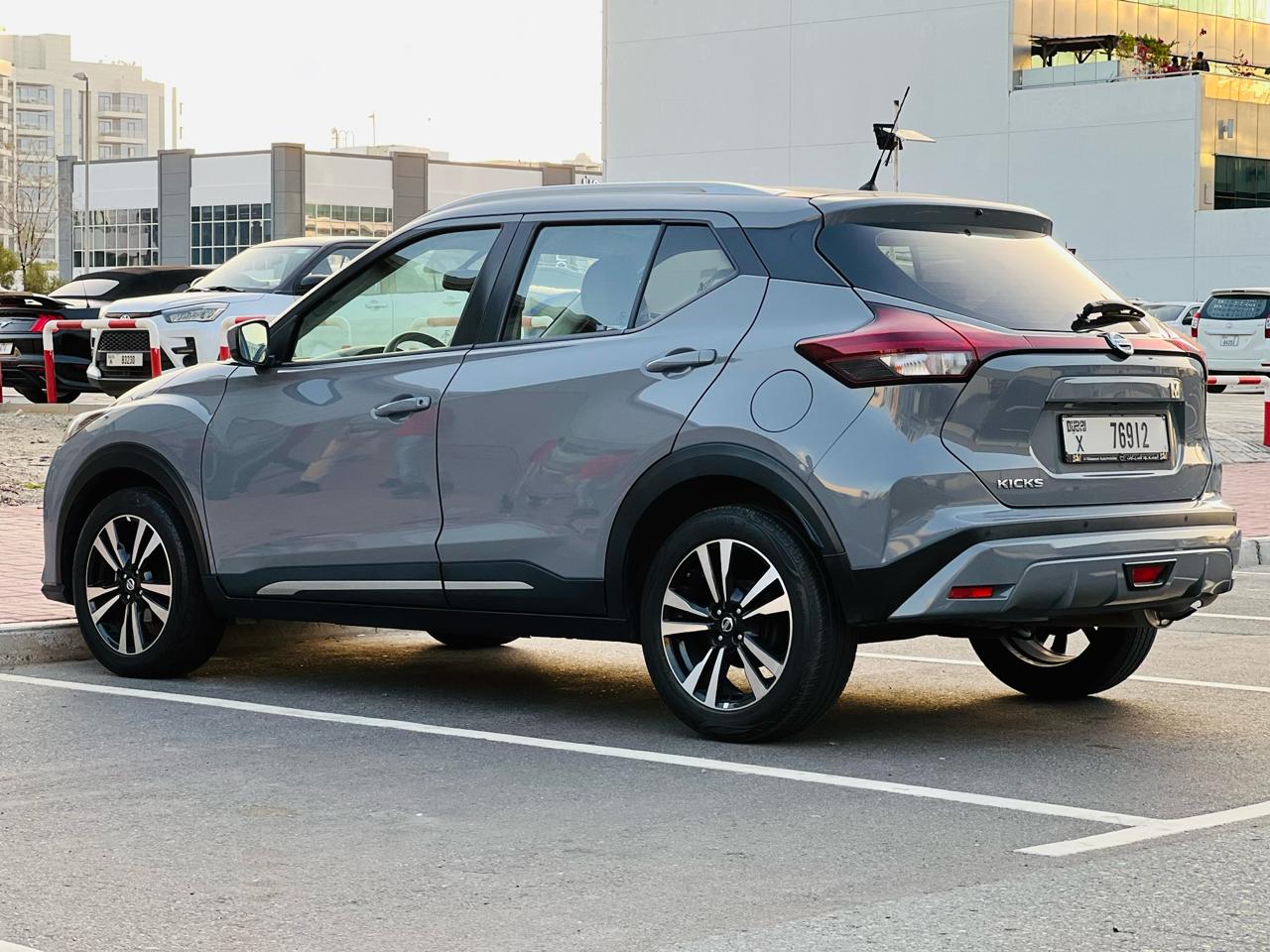 Rent 2022 Nissan Kicks Grey in Dubai photo 9