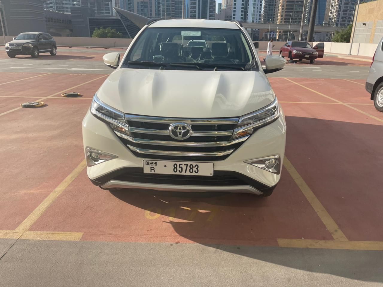 2021 Toyota Rush White for Rent in Dubai