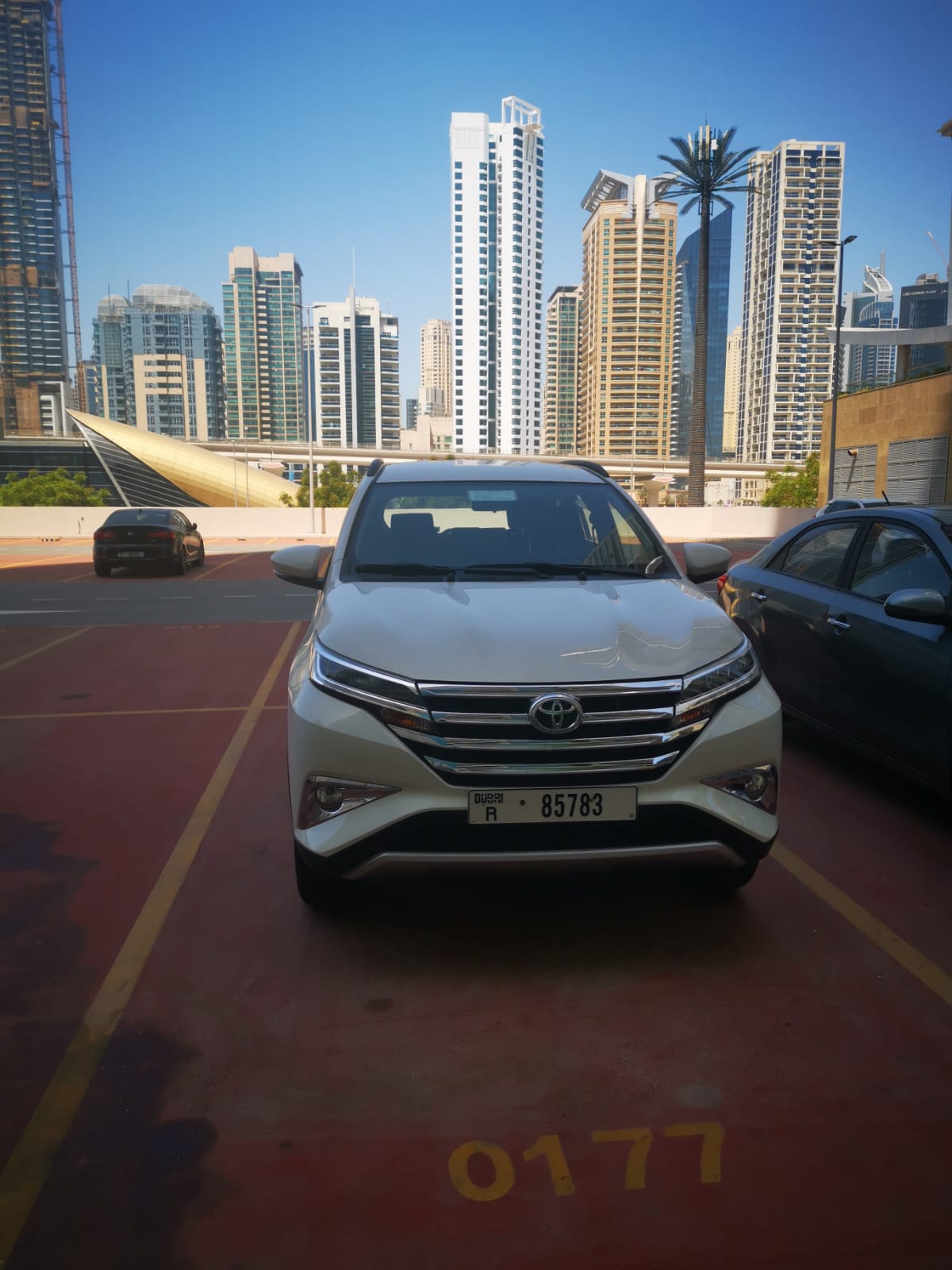 2021 Toyota Rush White for Rent in Dubai photo 2
