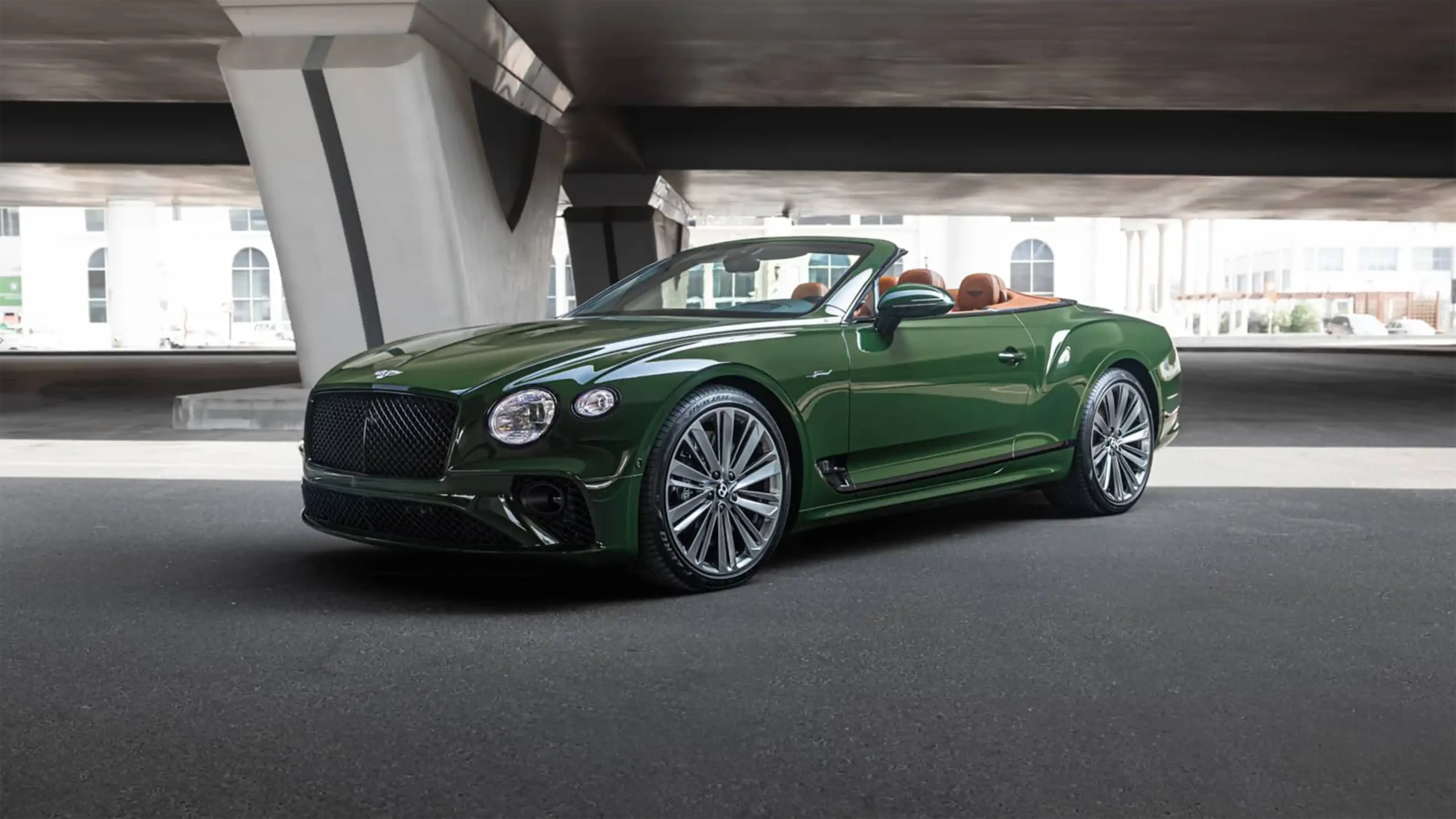 Bentley Continental GTC Green Rental in Dubai photo 1
