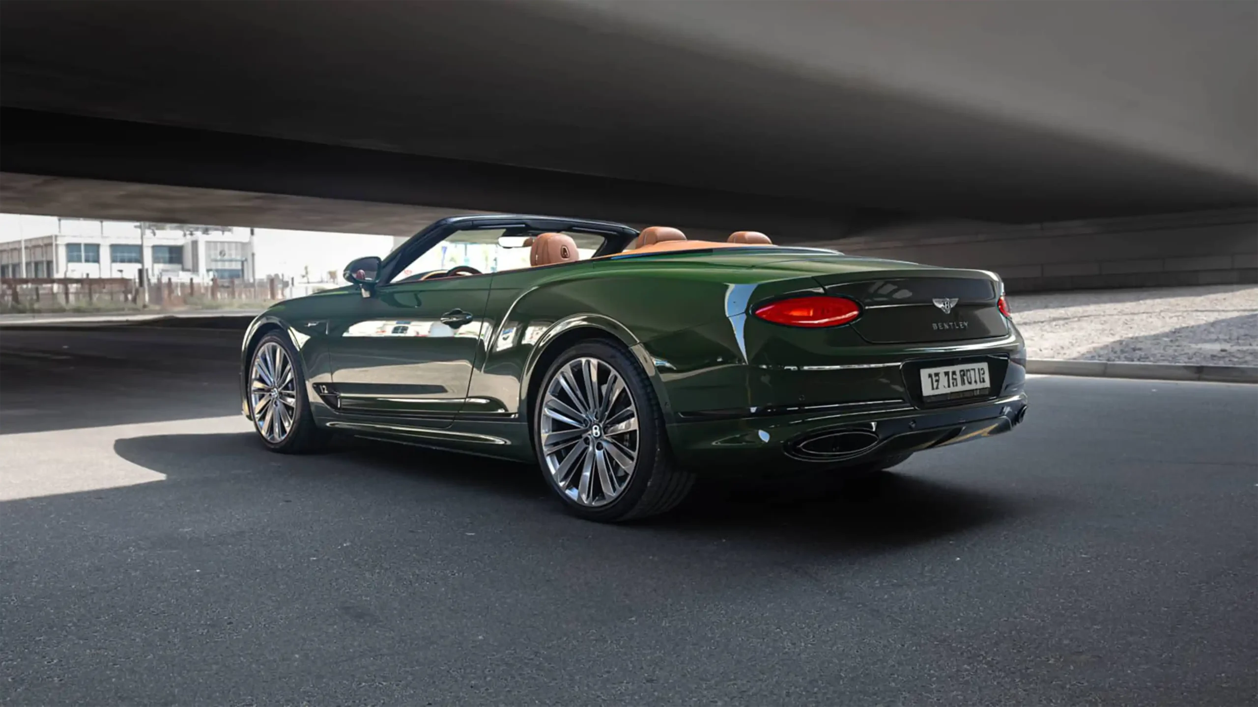 Bentley Continental GTC Green Rental in Dubai photo 5