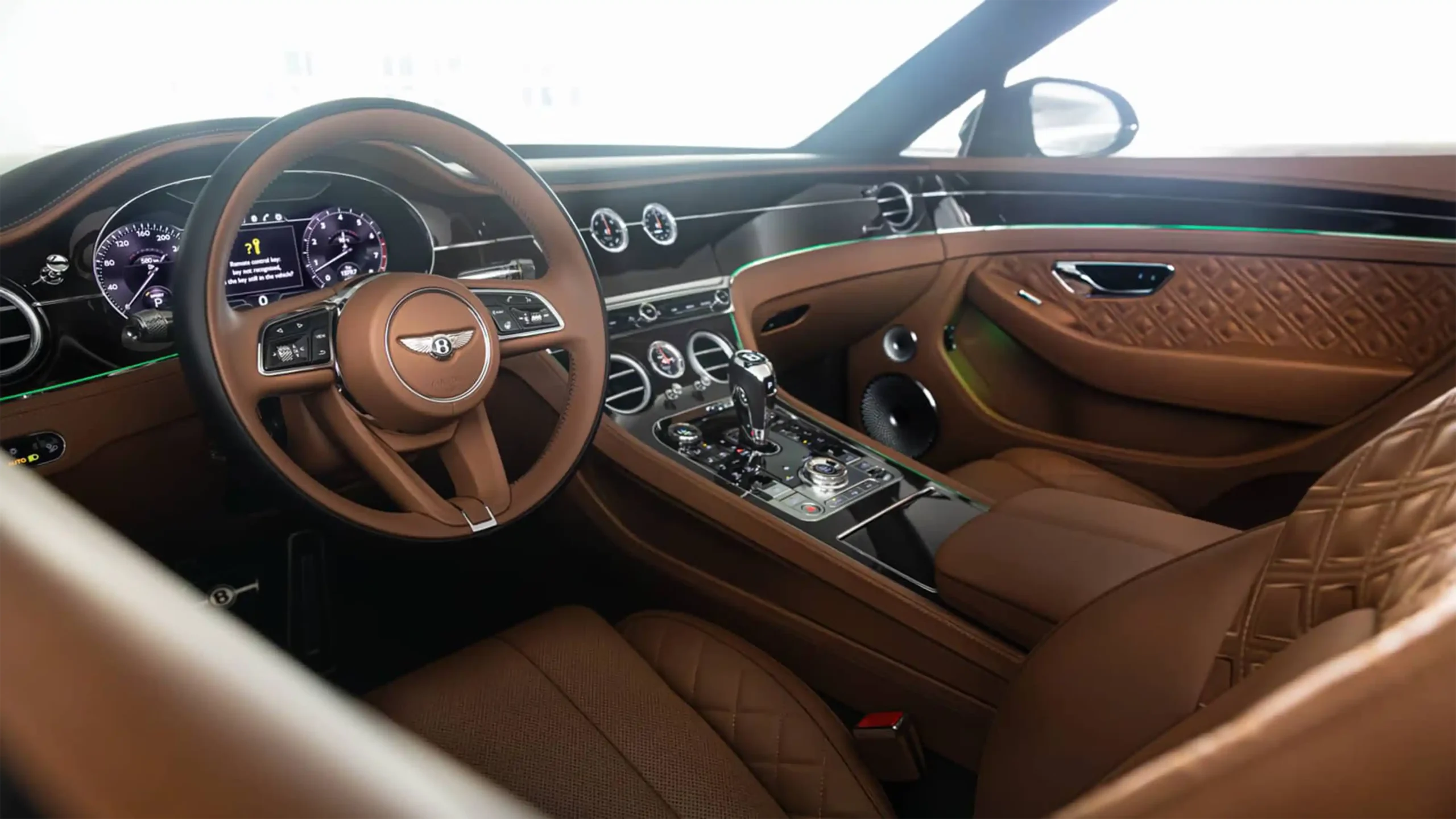 Bentley Continental GTC Green Rental in Dubai photo 6
