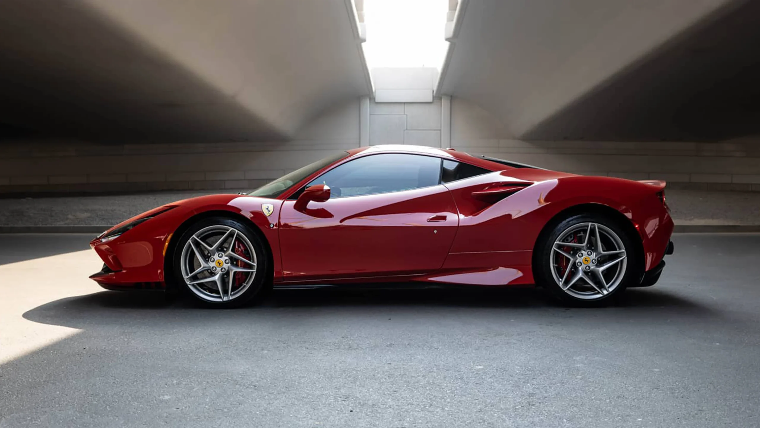 Hire Ferrari F8 Tributo Red in Dubai photo 5