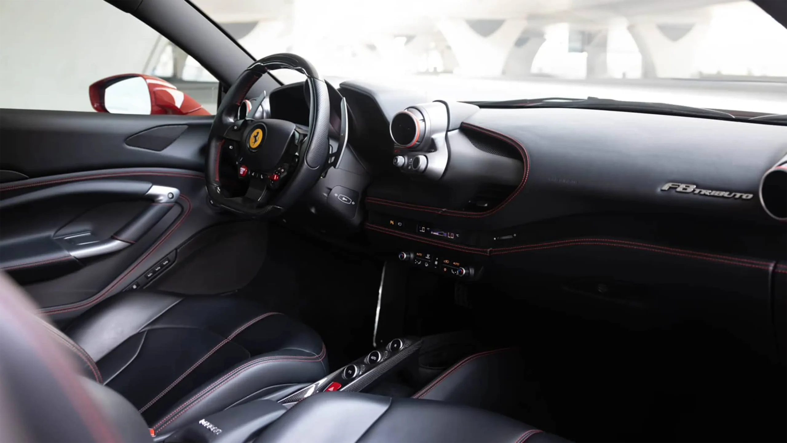 Hire Ferrari F8 Tributo Red in Dubai photo 6