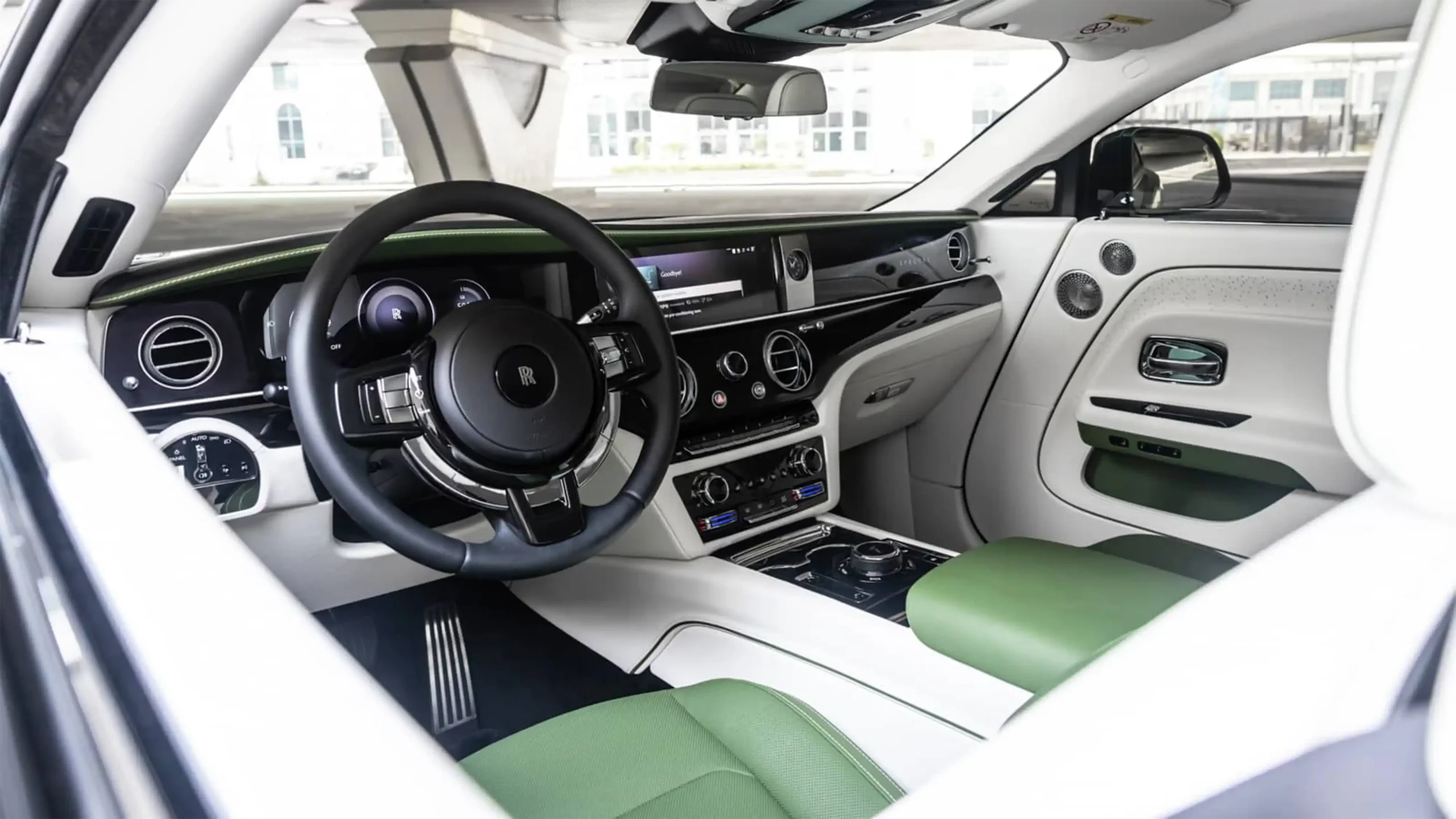 Rolls-Royce Spectre Green Rental in Dubai photo 7