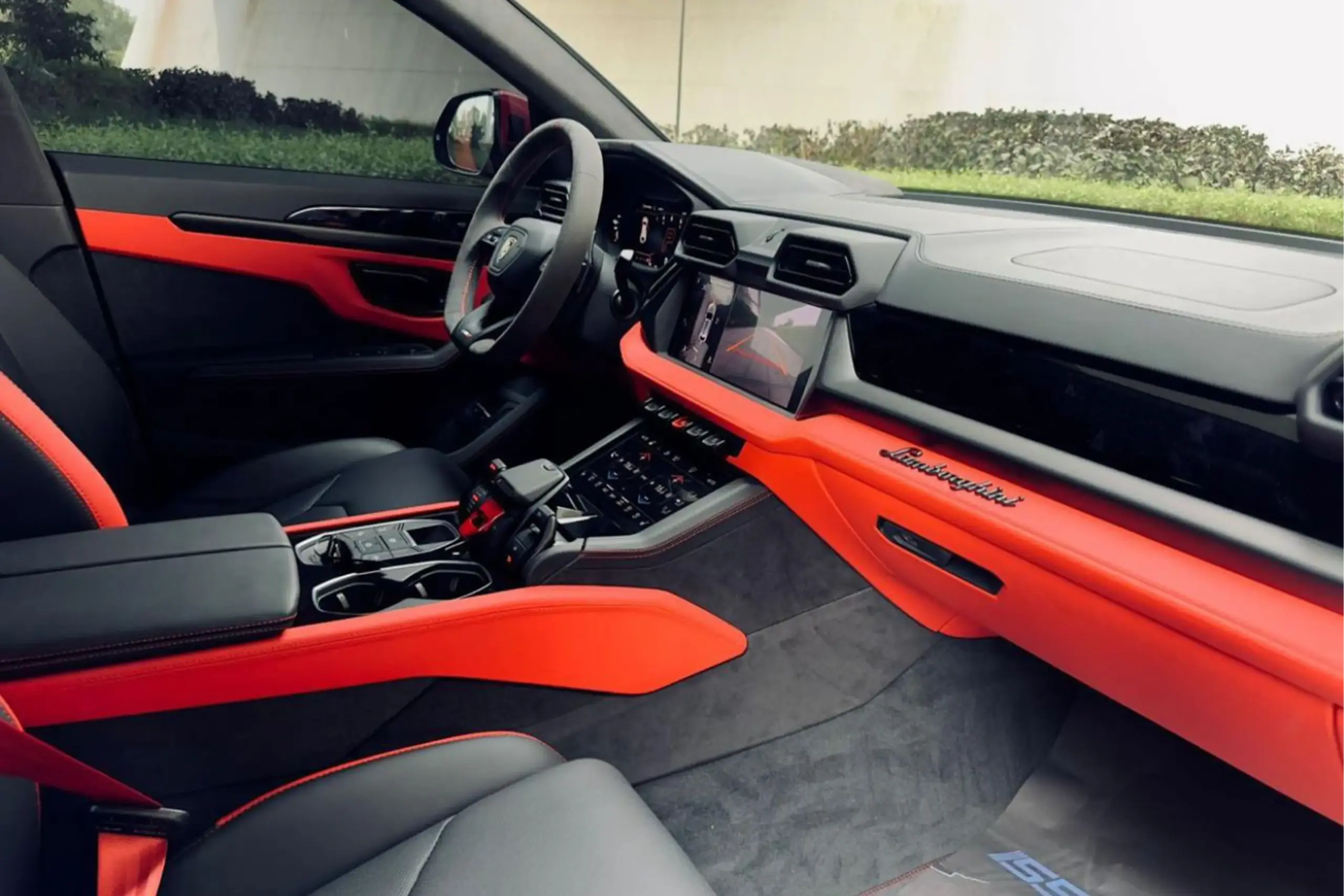 Rent Lamborghini Urus SE Red in Dubai photo 5