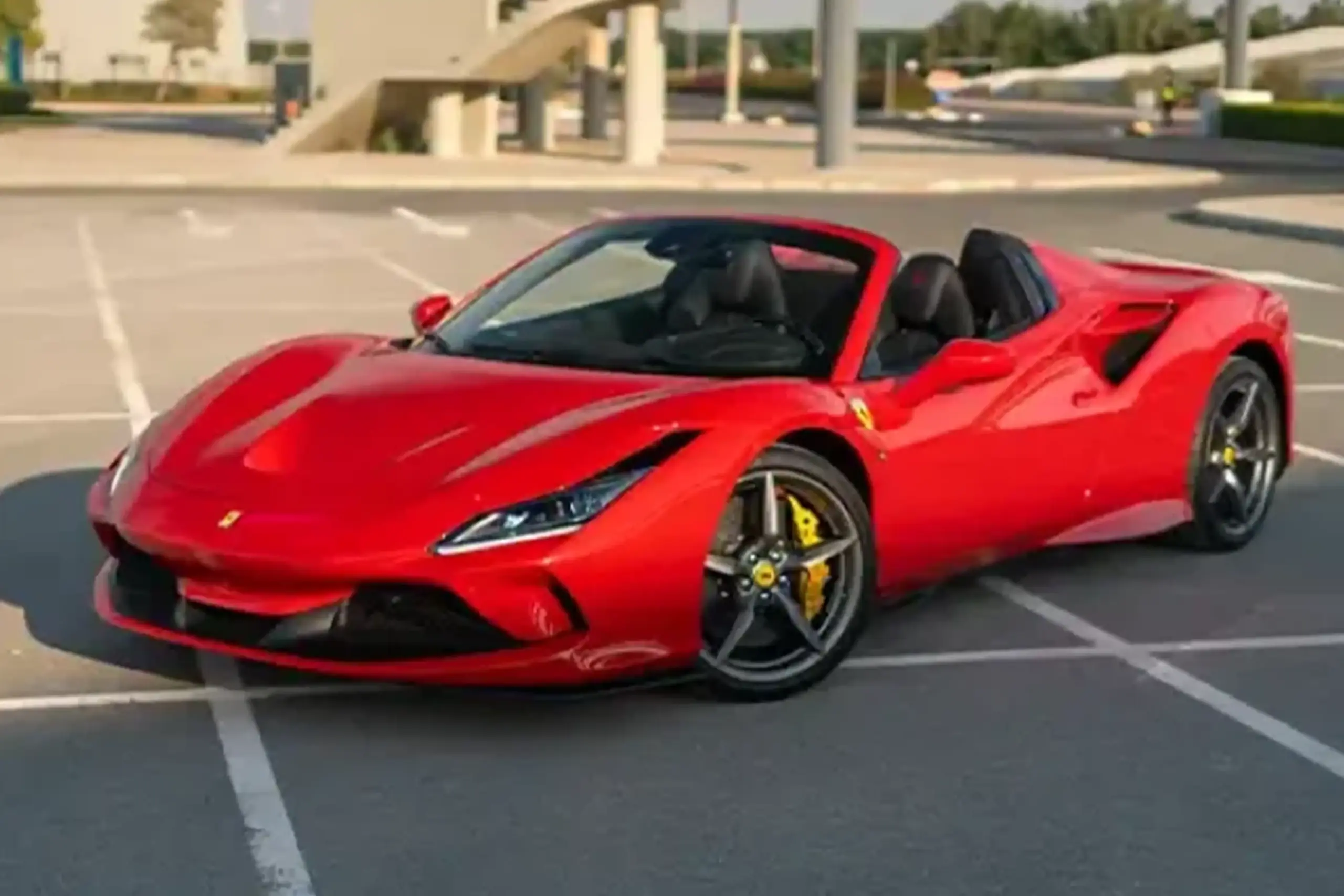 Ferrari F8 Spider Red for Rent in Dubai