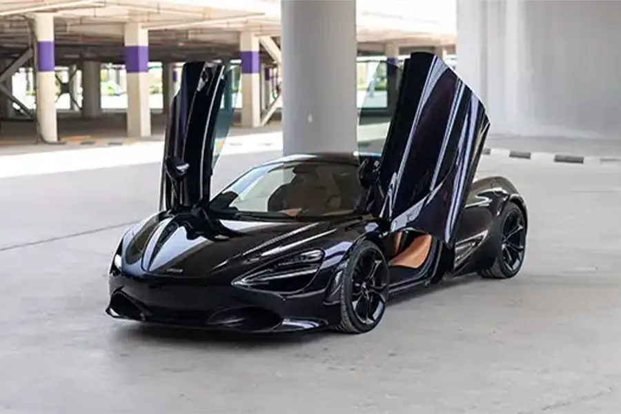 Rent McLaren 720S Black in Dubai