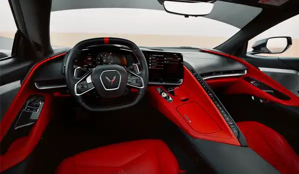 Rent a Chevrolet Corvette Convertible Red in Dubai photo 6