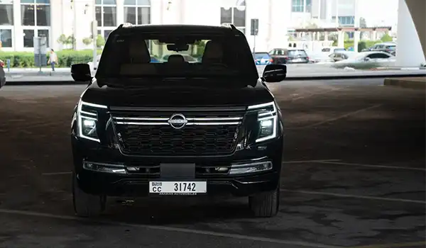 Rent 2025 Nissan Patrol White in Dubai (White, Automatic, 7 Seater, 2025, 250 km/day, Listing 2120) photo 2